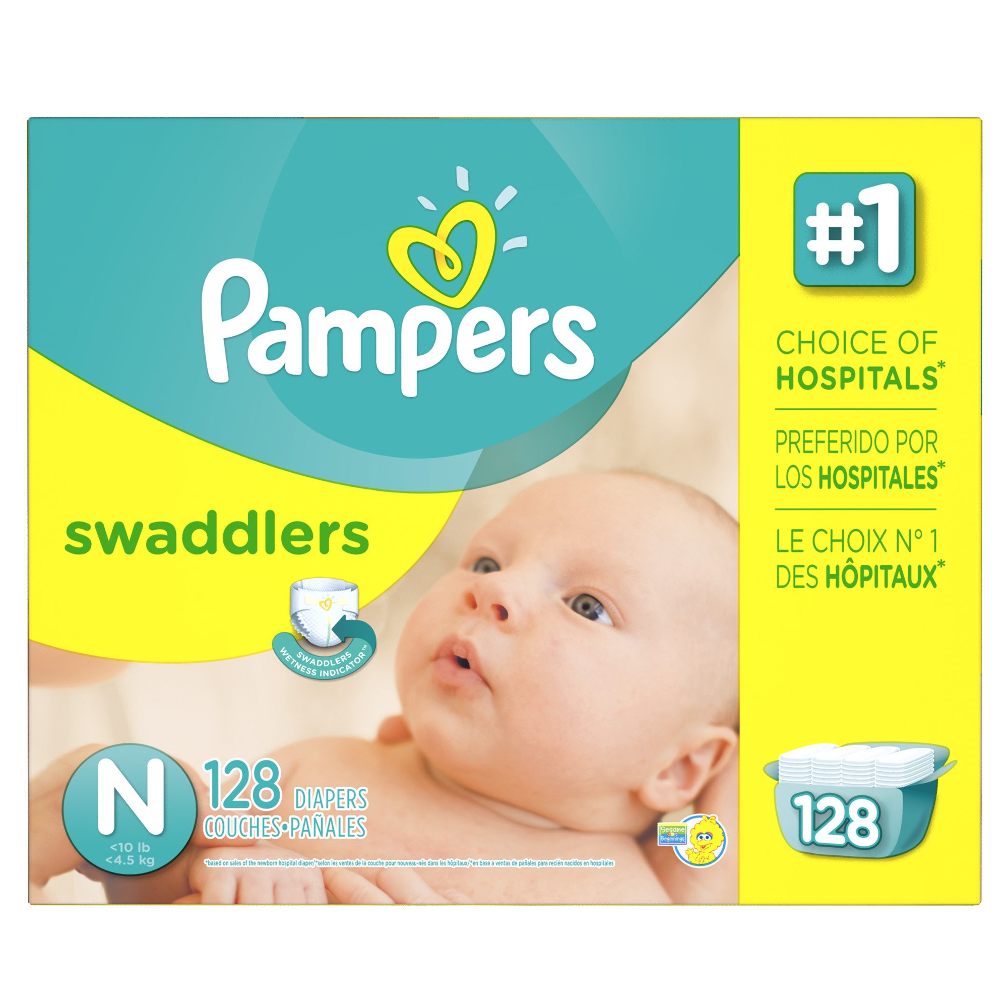 Swaddlers Newborn Diapers Size by Pampers – Newborn