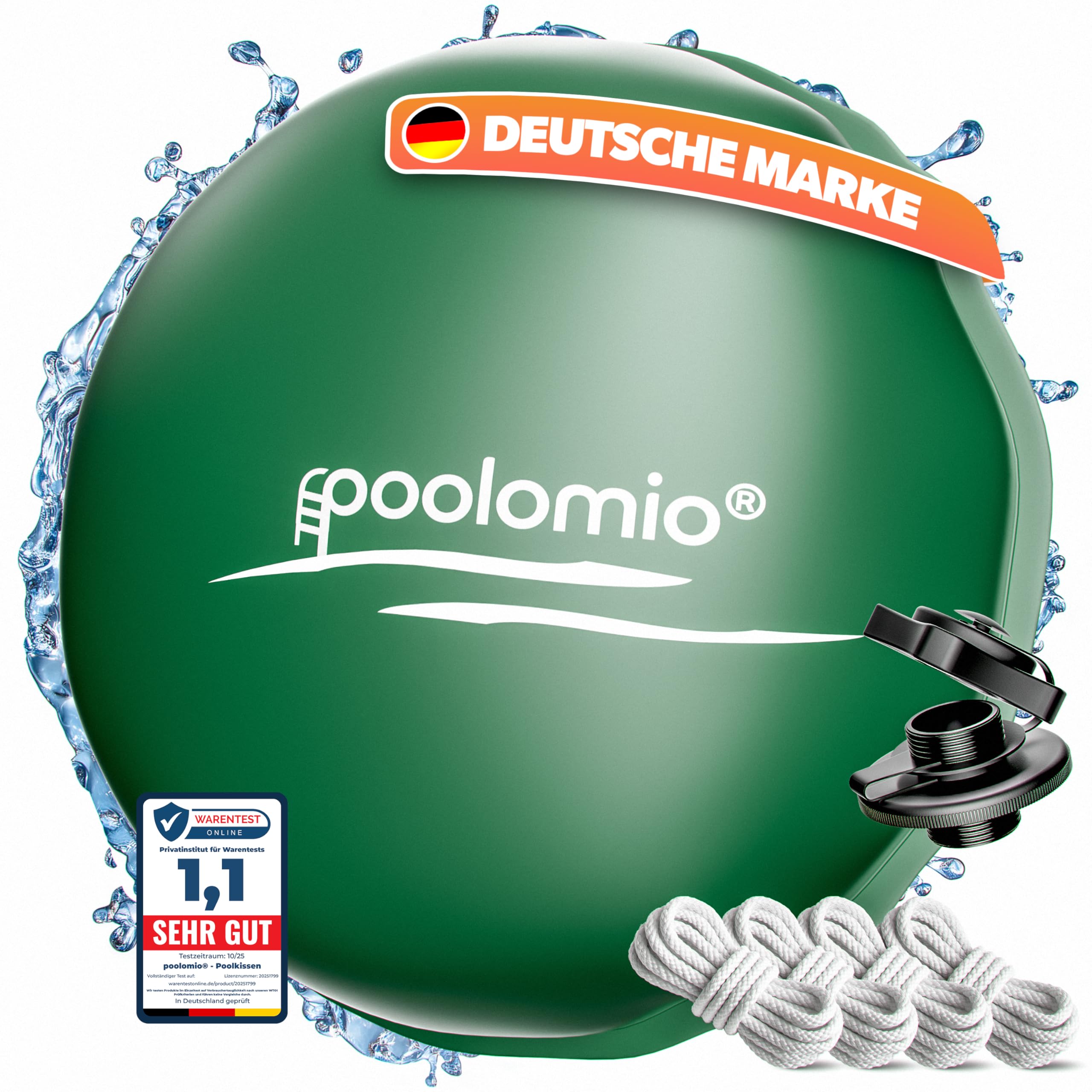 poolomio Poolkissen rund Verschiedene Größen und Formen