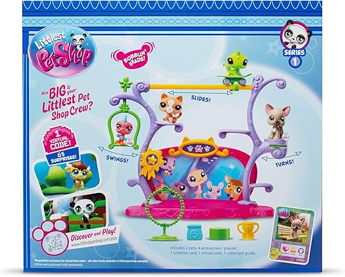 Miniatura 6 de Littlest Pet Shop, Pets Got Talent Play Set  Gen 7, Pets #67 & # 66, Auténtica figura de cabeza Bobble LPS Bobble, juguete coleccionable de
