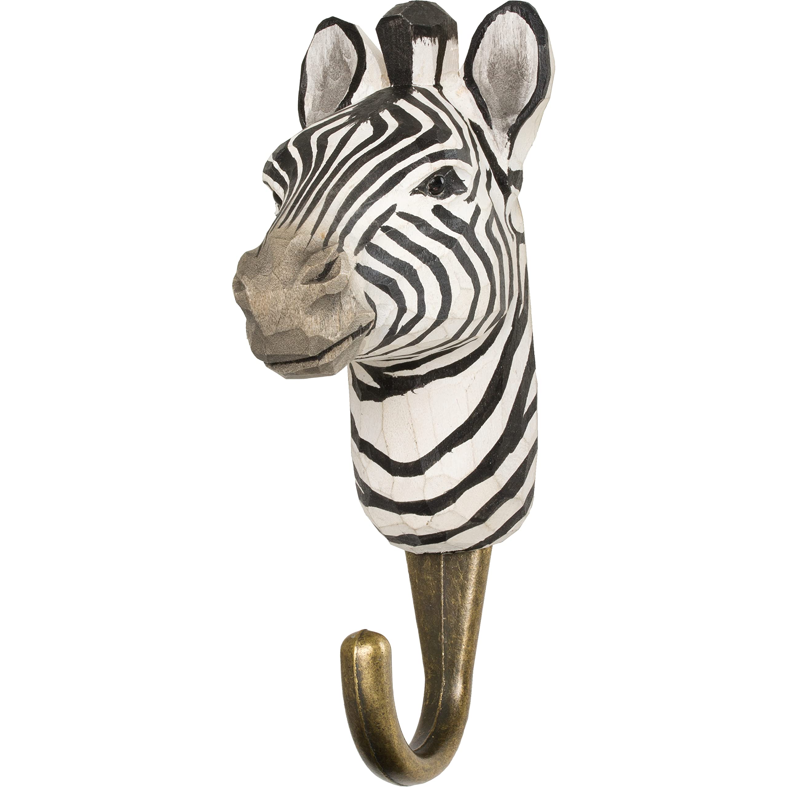 Wildlife Garden Hook Hand Carved Giraffe