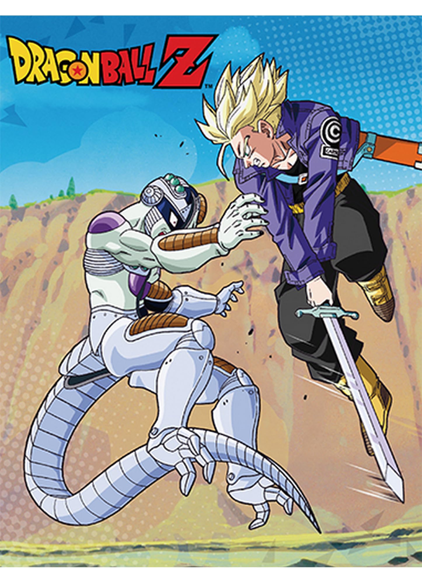 Dragon Ball Z - Mecha Frieza & Trunks Throw Blanket : Amazon.ca: Home
