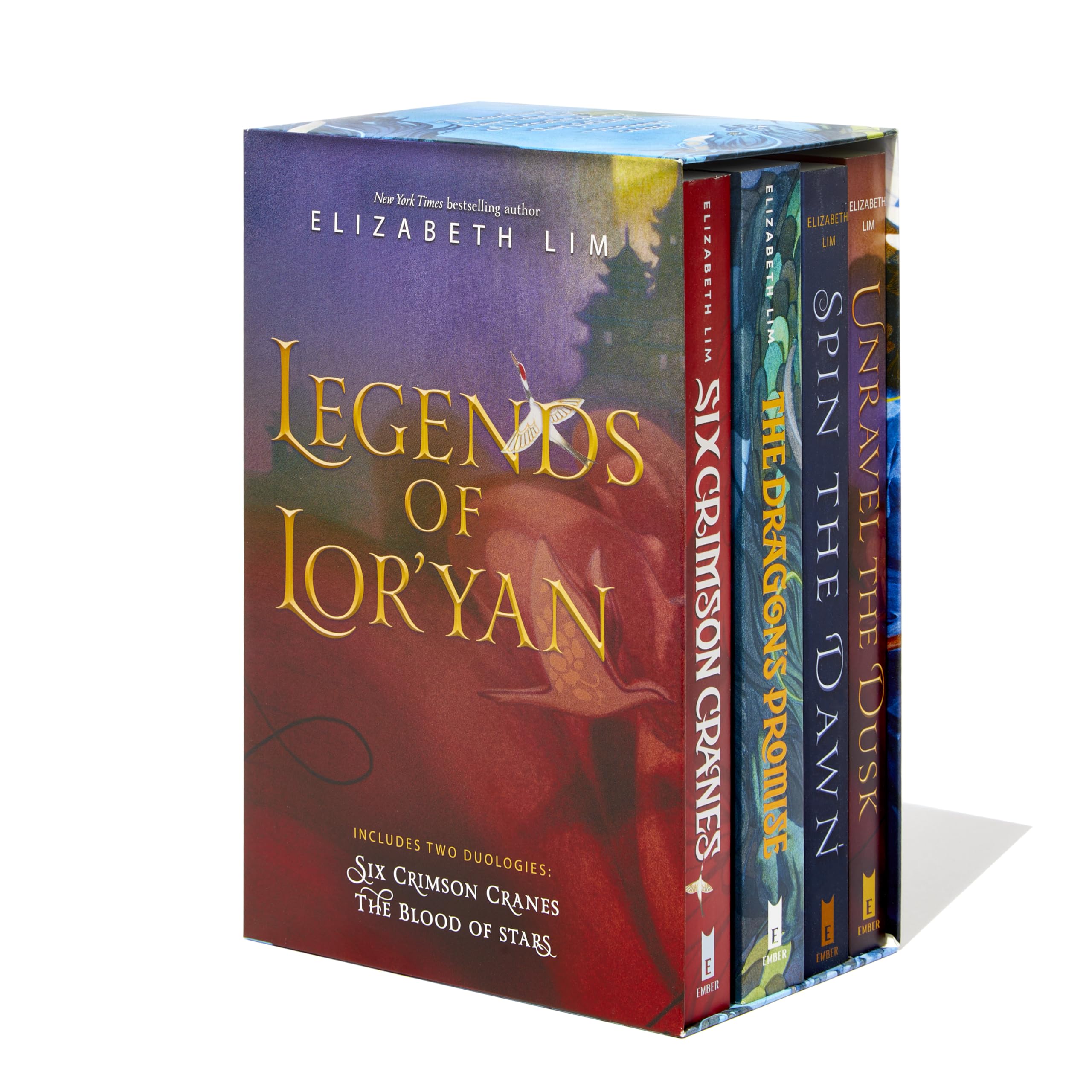 Legends of Lor'yan 4-Book Boxed Set: Six Crimson Cranes; The Dragon's Promise; Spin the Dawn; Unravel the Dusk: 1-4