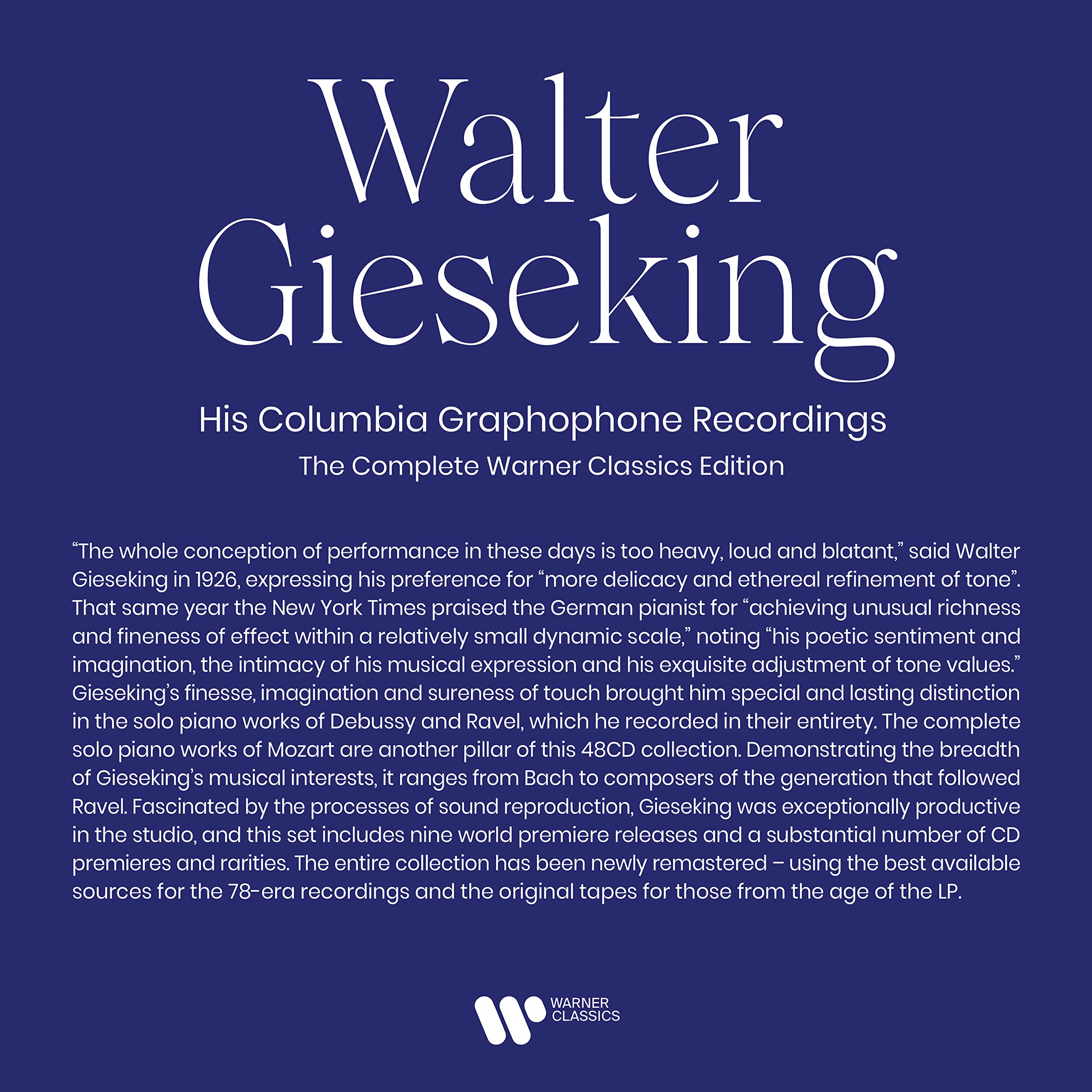 The Complete Warner Classics Recordings Edition (Box 4