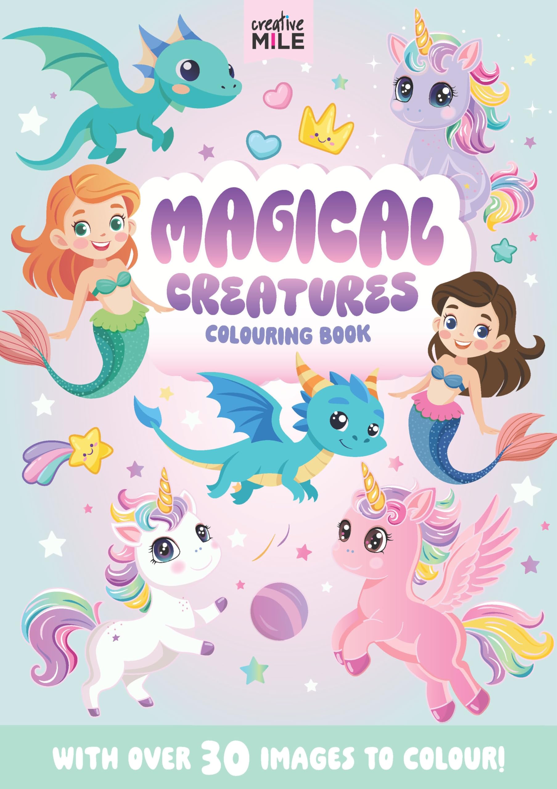 Magical Creatures Colouring Book