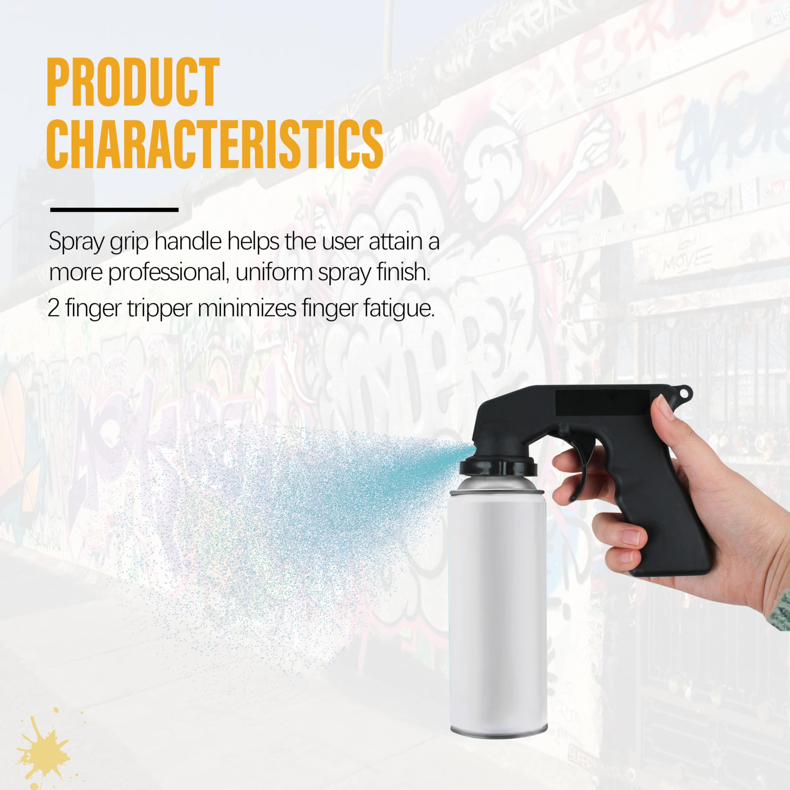 Amazon.com: Spray Paint Gun,Instantly Convert Spray Cans Into