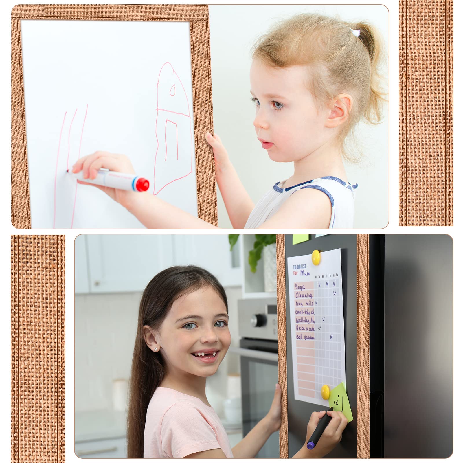 Magnet-Bordüren Für Whiteboard & Tafel – 48 Stück, Retro-blau, Wasserfest & Kinderfreundlich