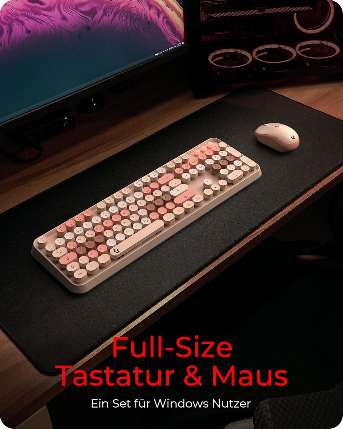 KeySonic Desktop Set on a desk