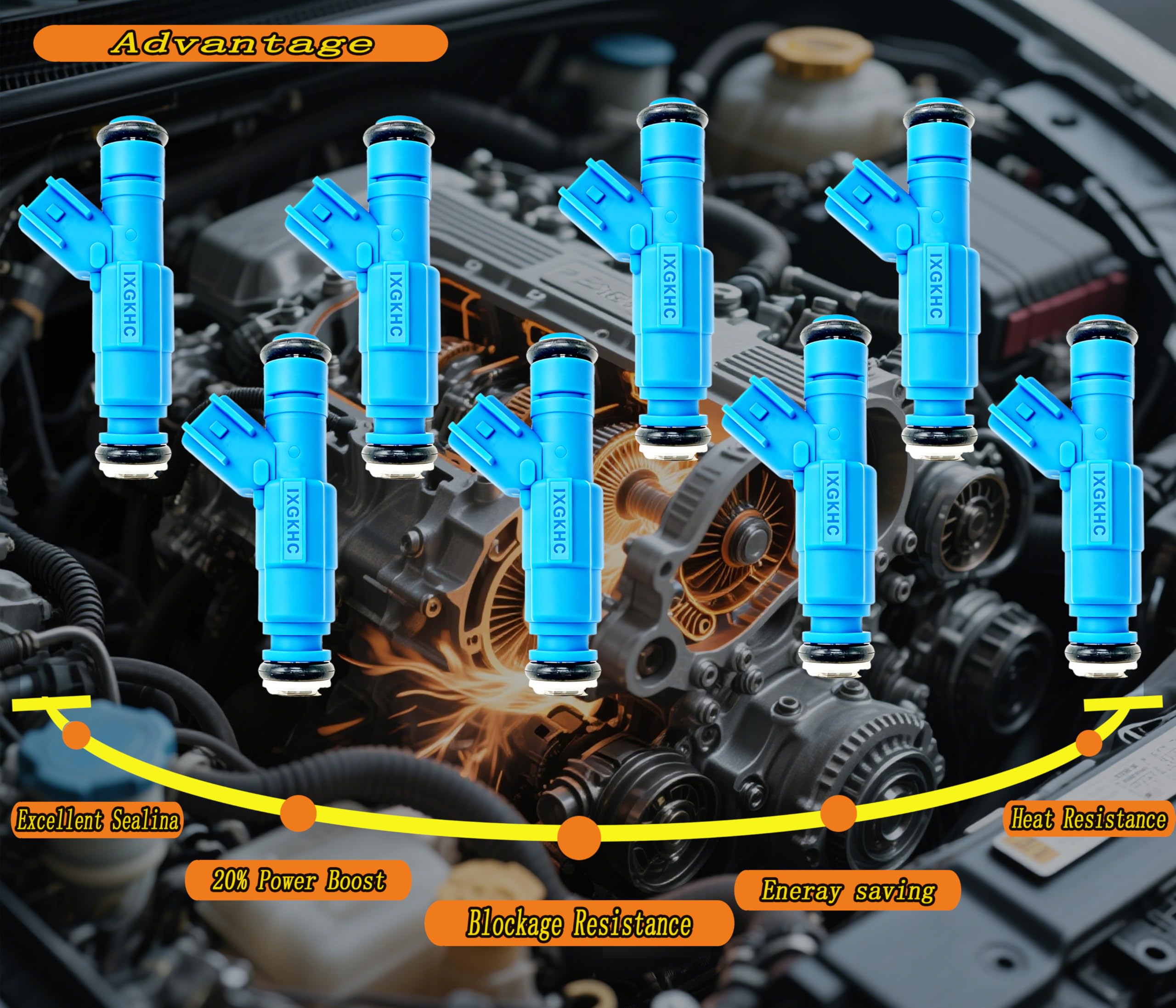 Riel De Inyectores Original Ford Para Motor 6.8L V10 En F450, F550, F650, F750 (FC4E-9F792-AD)