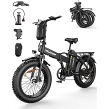 HiKeep Folding Electric Bike for Adults, 1500W Peak Fat Tire Ebike