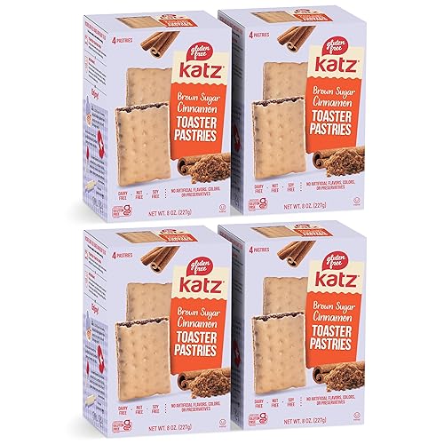 Miniatura 11 de Katz Gluten Free Pasteles tostadores. Sabor a canela sin escarchar. Snacks fáciles de desayuno. Snacks saludables para adultos y niños. Sin gluten.