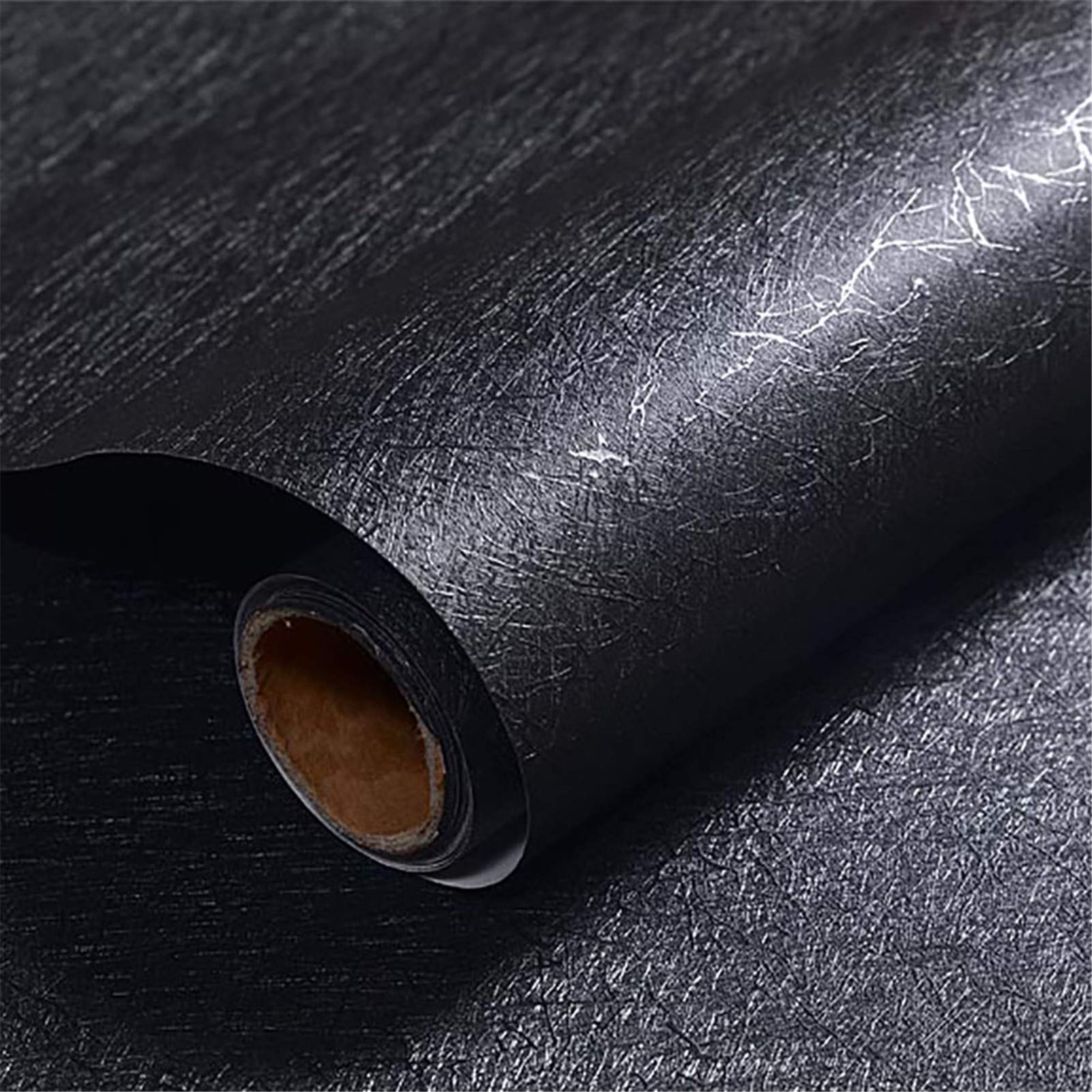 Buy Decormax 24inch Black Silk Wallpaper Embossed SelfAdhesive Peel