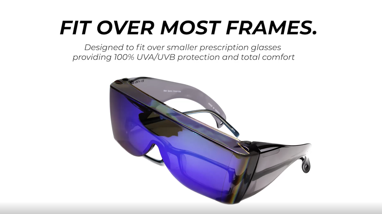 Calabria 3000 Fitover Safety Glasses with Uni-Lens – [Silver  display picture 1