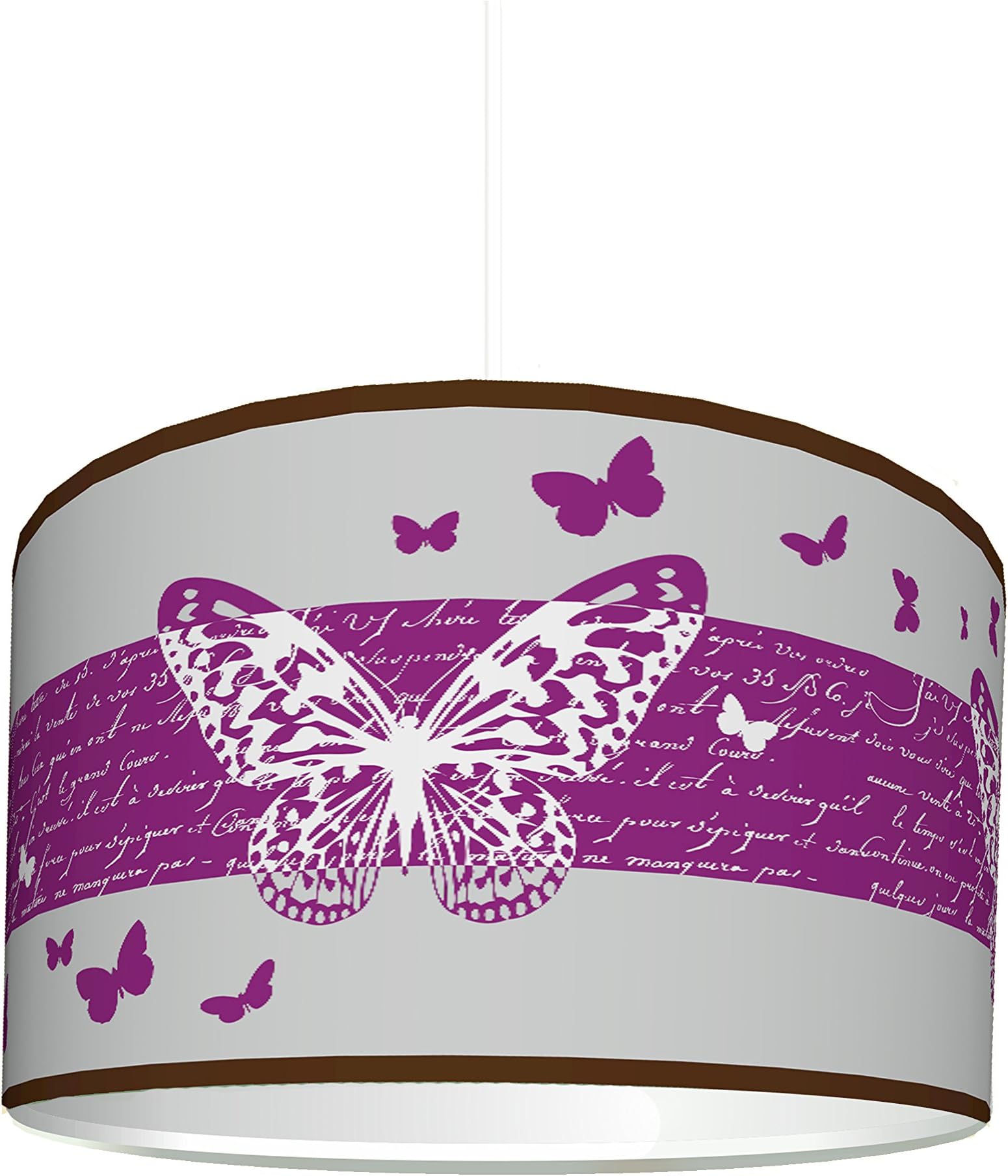 Childrens Lamp Shade 'Butterfly Deluxe' | KL17 | perfect for nursery table lamp/hanging lamp/ceiling lamp | STIKKIPIX Children's Room Lampshade "Butterfly Deluxe" KL17 - for Children as Floor or Hanging Lamp / Ceiling Lamp
