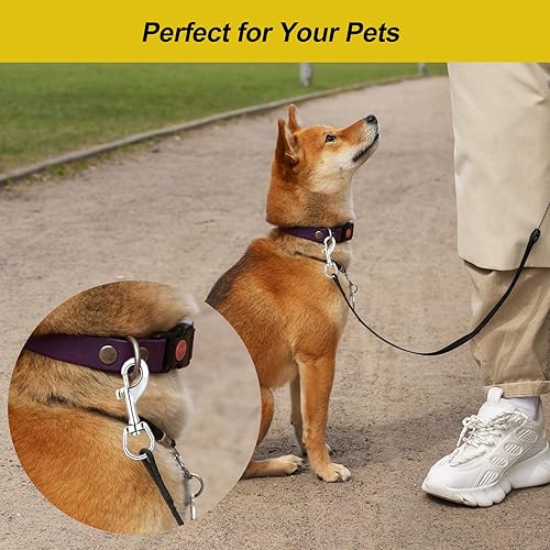 Miniatura 6 de Ganchos giratorios para bandera, clips de asta de bandera resistentes de 3.5 pulgadas para cuerda de asta de bandera, perno de acero inoxidable de