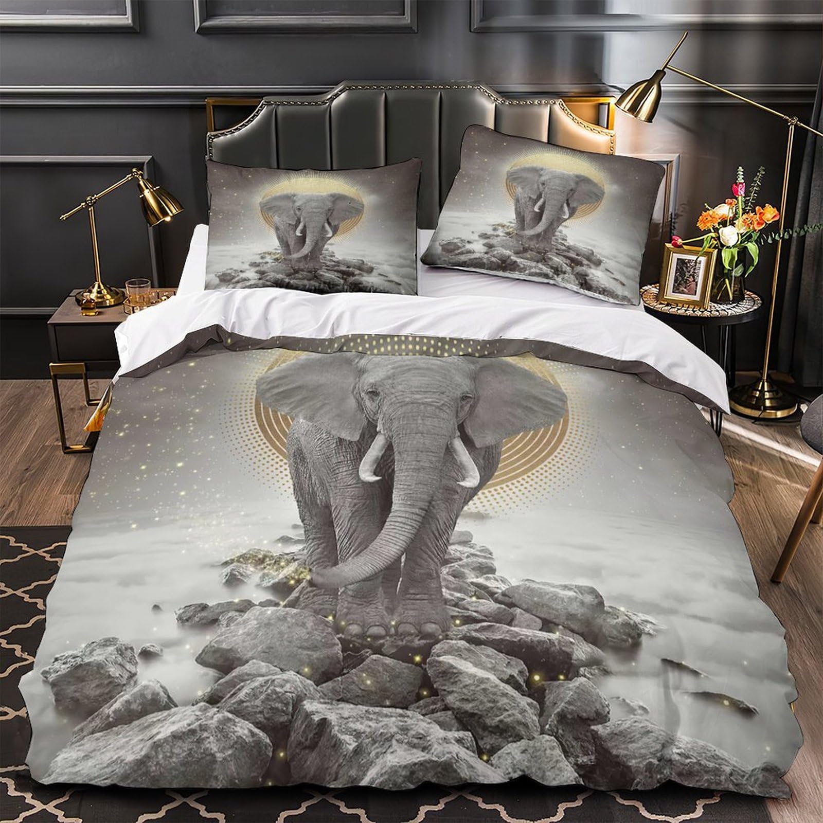 Housse de couette hypoallergénique rock pour un sommeil sain sans irritations
