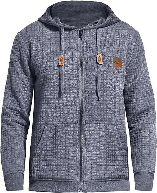 STICKON Mens Pullover Hoodies Long Sleeve Drawstring Hooded Sweatshirt with Pocket