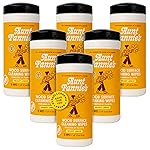Aunt Fannie\'s Wood Surface Cleaning Wipes, Multipurpose Wood Surface Cleaner for Cabinets, Furniture, and Floors, Lemon Scent, 35 Count (Pack of 6)