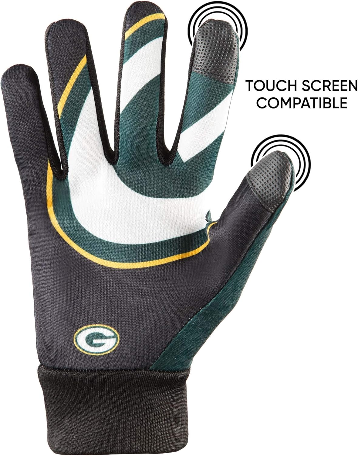 foco Men's NFL Palm Logo Texting Gloves - Image 3