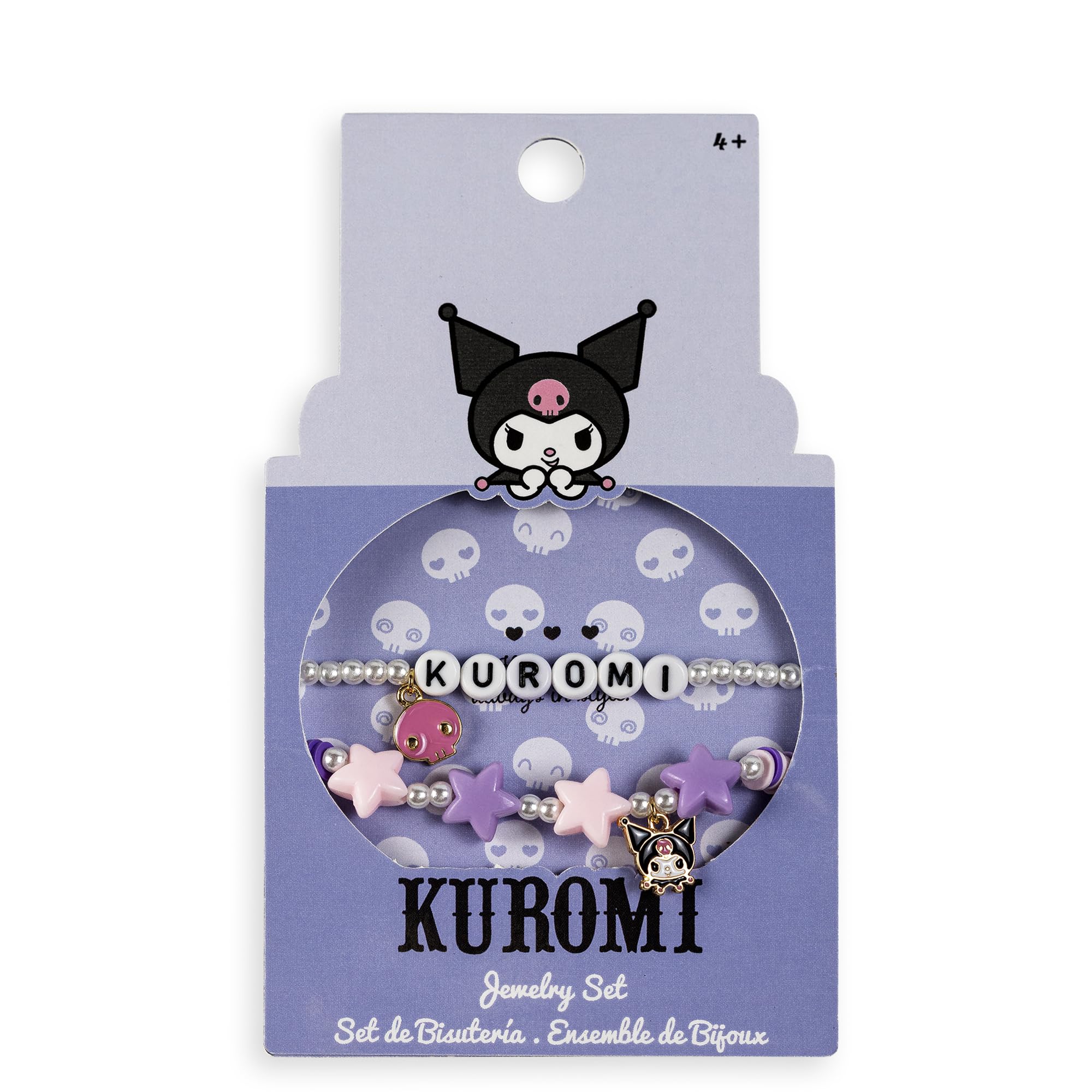 HELLO KITTY AND FRIENDS 2 BRANSOLETKI ZESTAW KUROMI