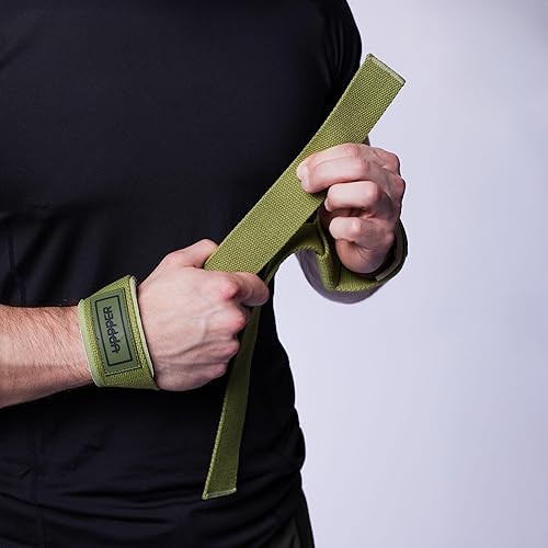 Miniatura 3 de UPPPER Correas de levantamiento de pesas con neopreno acolchado para peso muerto, entrenamiento de fuerza, entrenamientos de gimnasio, correas de