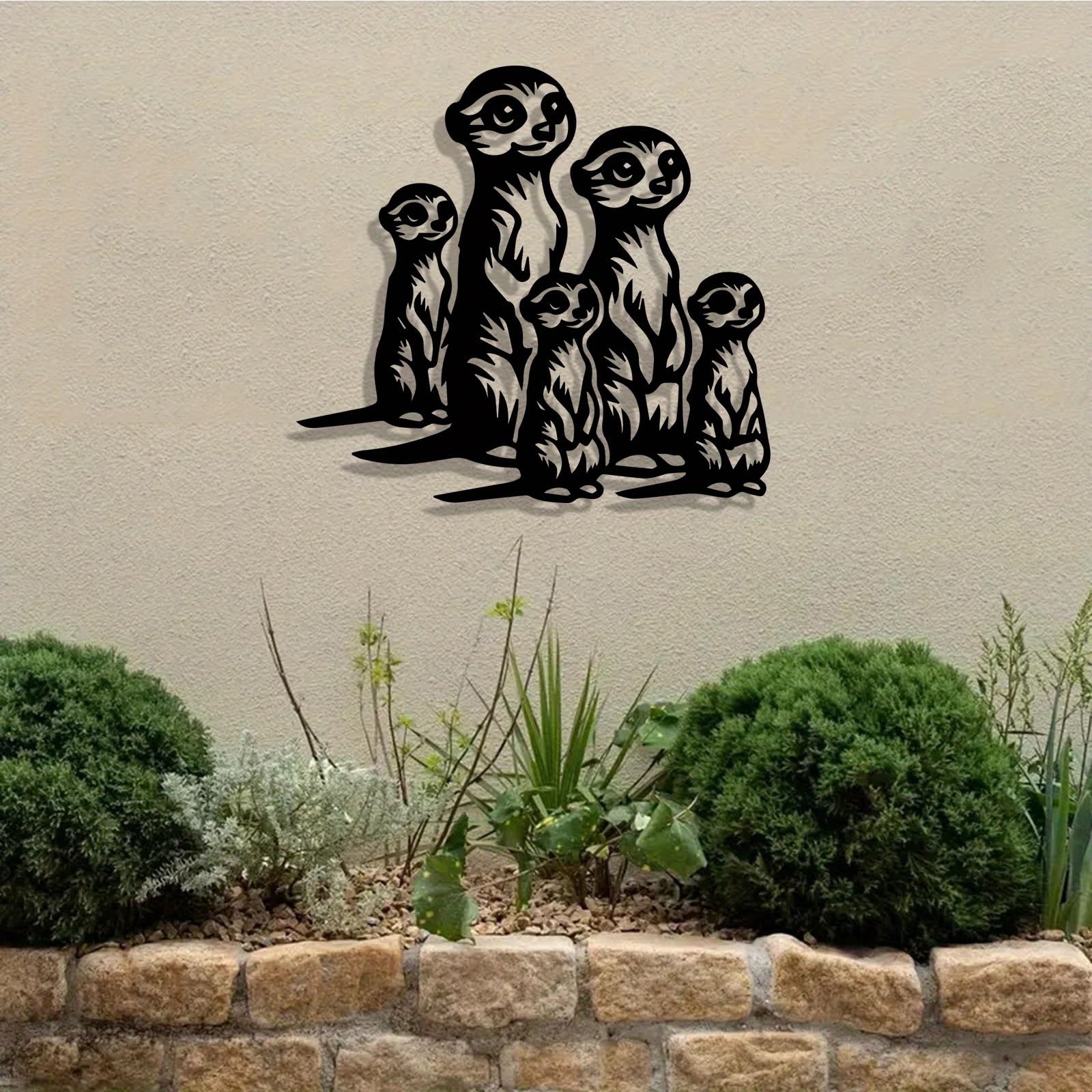 Decoración de pared abstracta contemporánea de metal con silueta de cacatúa, arte de pájaro cortado con láser y resistente a la intemperie para el hogar y el jardín, elegante mural para aviario o