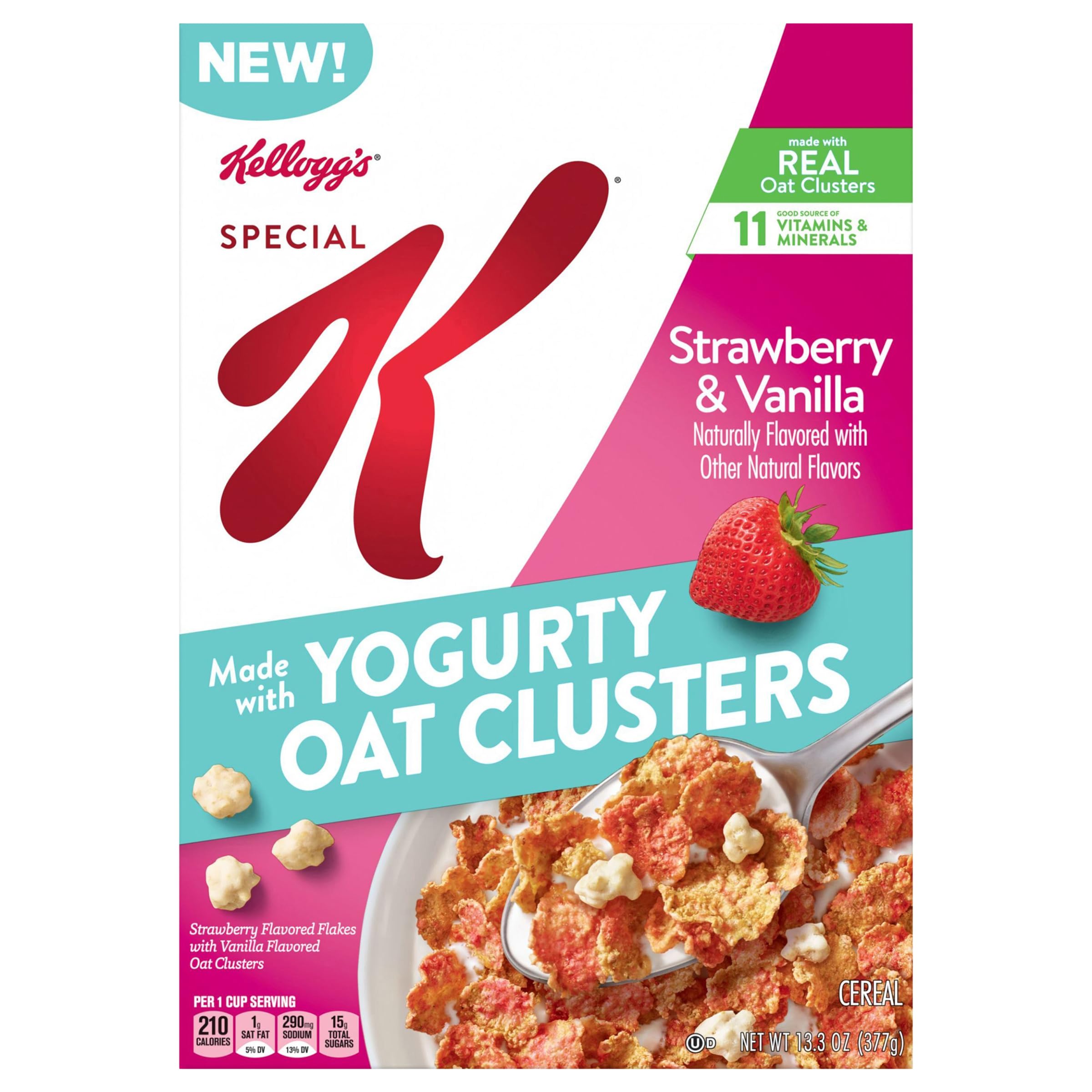 Special K Strawberry & Vanilla Cereal 13.3 oz