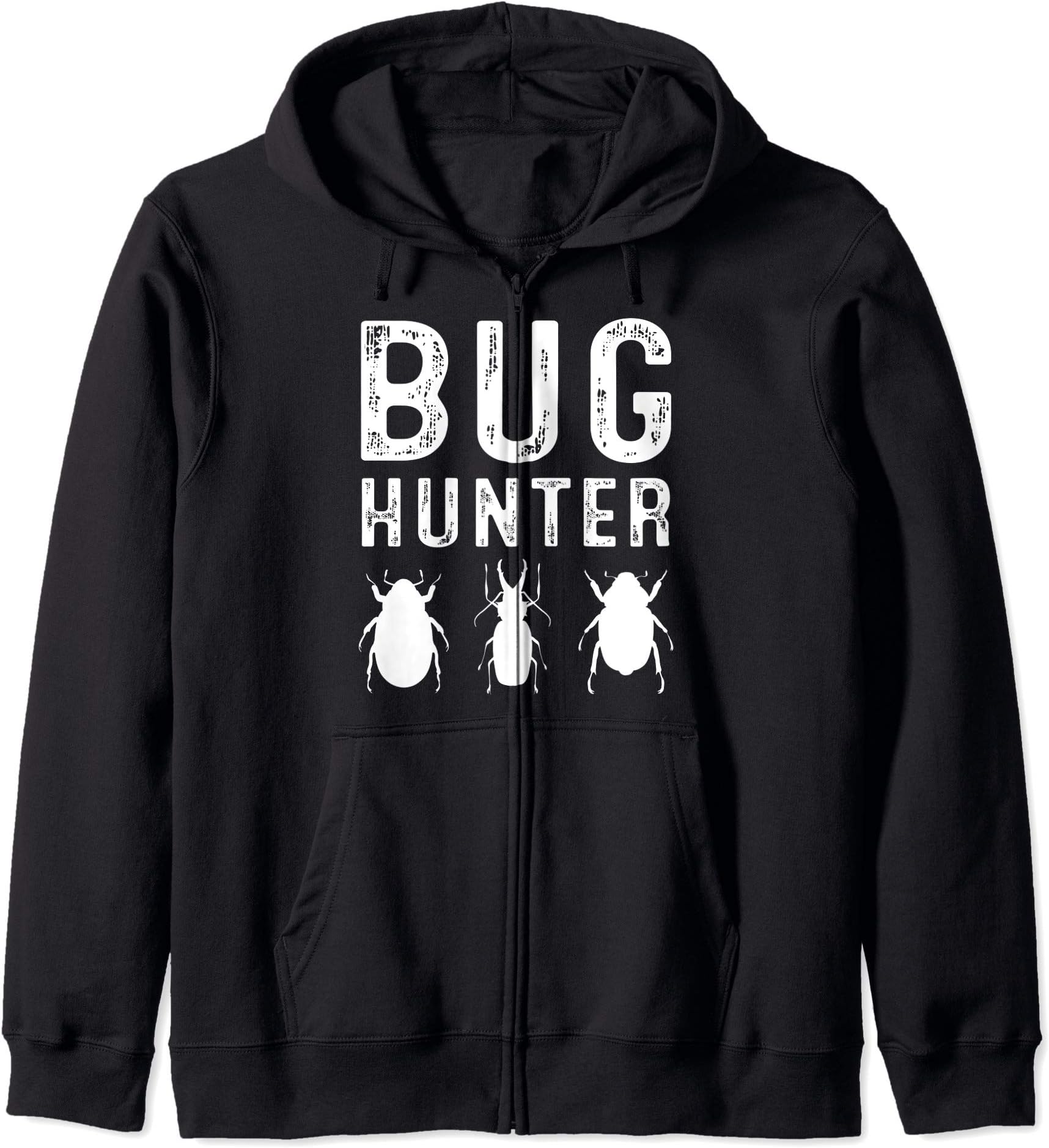 Bug Insect Gift for Bug Hunters and Entomologists Zip Hoodie