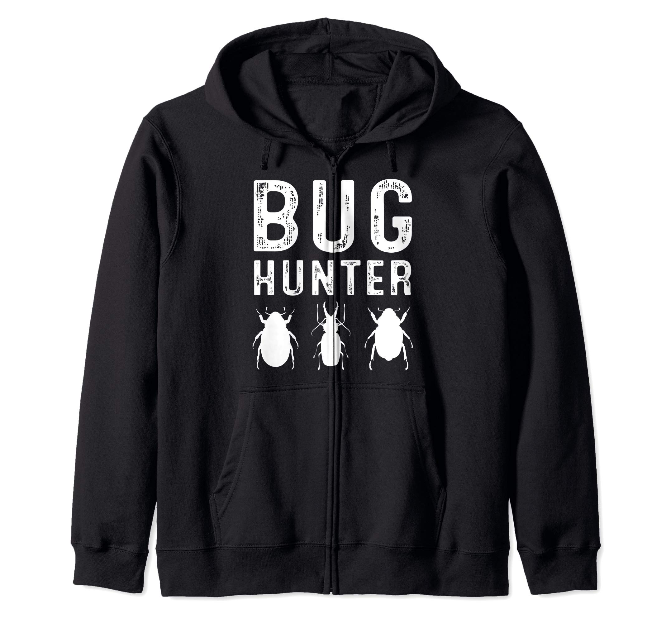 Bug Insect Gift for Bug Hunters and Entomologists Zip Hoodie