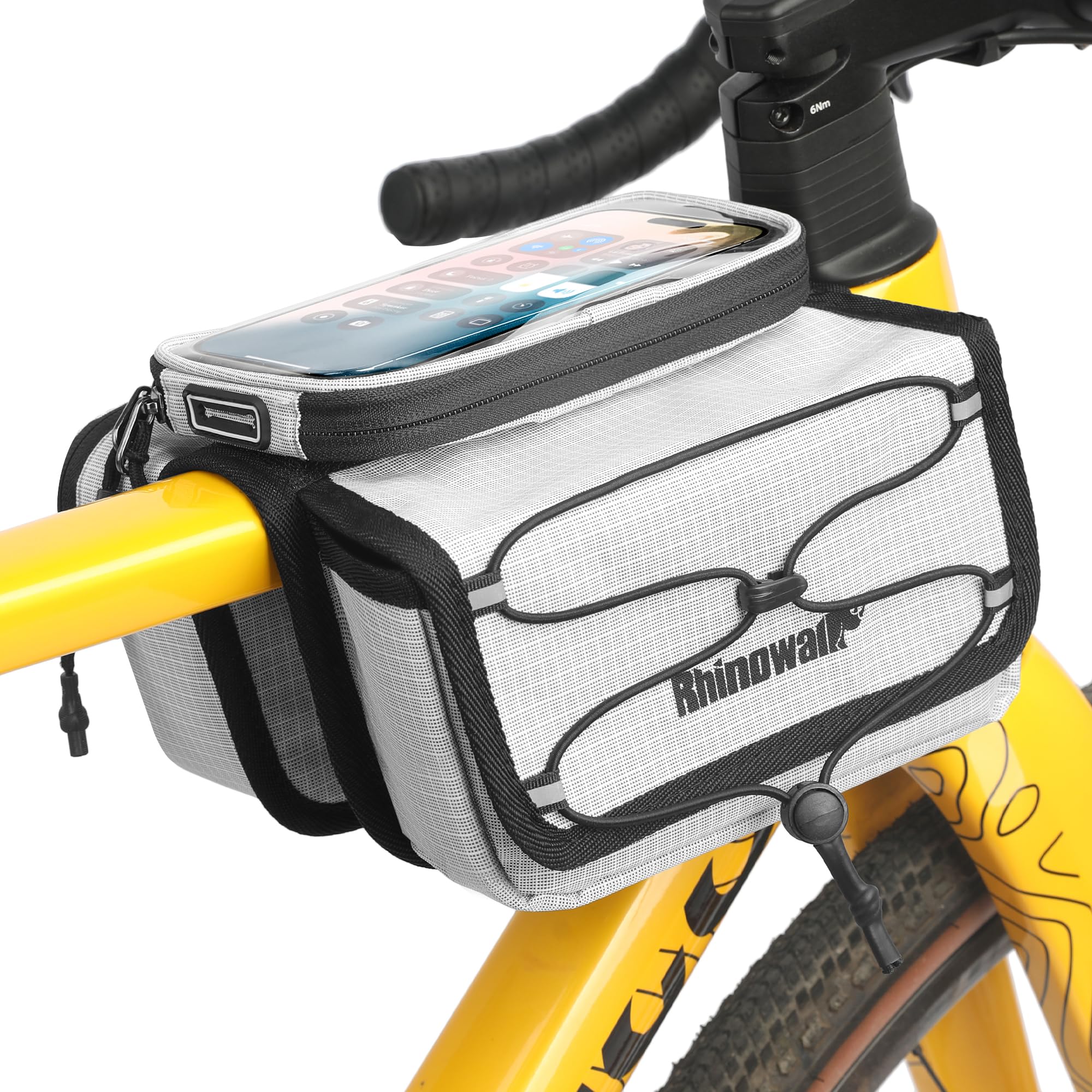 Amazon.co.jp: Rhinowalk 自転車フロントフレームバッグ 自転車トップ