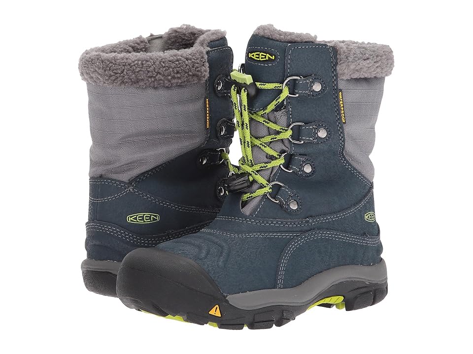 

Keen Kids Basin WP (Little Kid/Big Kid) (Midnight Navy/Macaw) Kids Shoes, Blue
