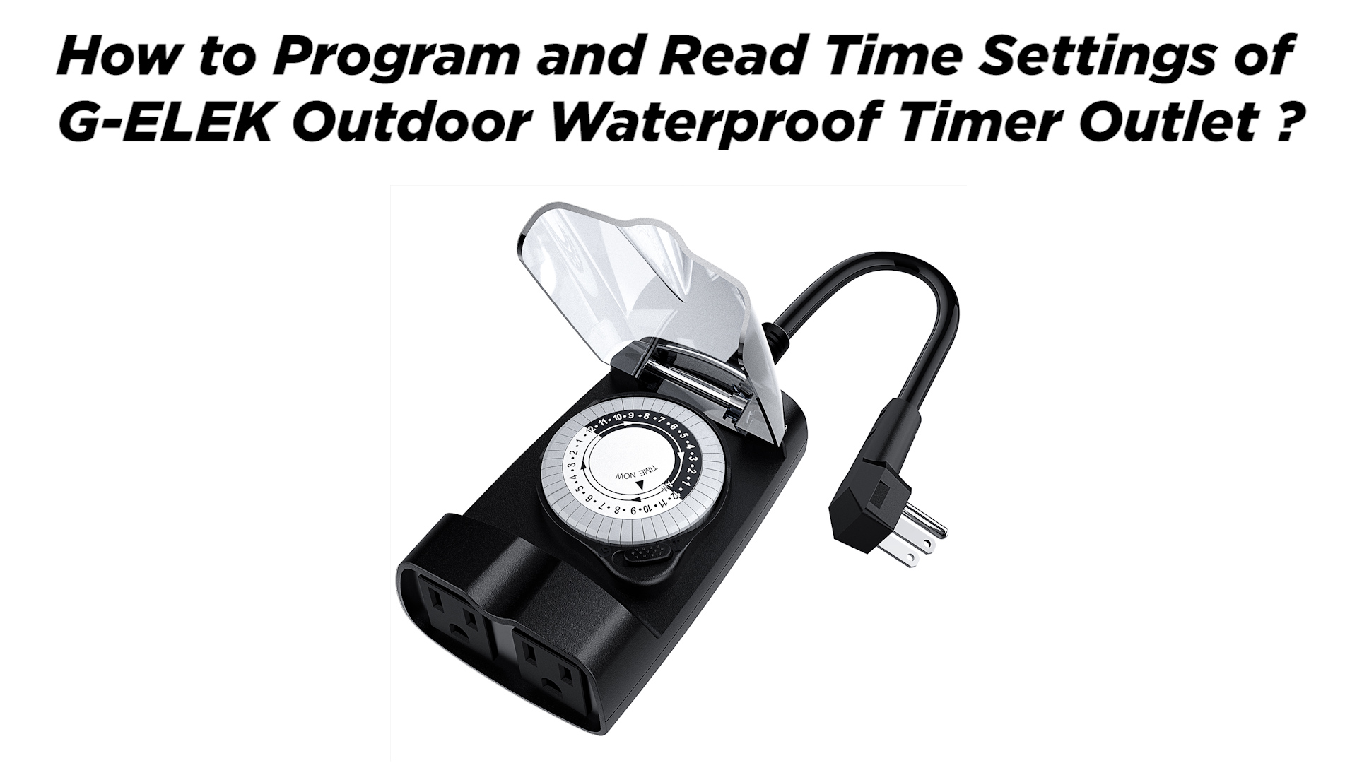 Light Bimer 200 Amp Outdoor Light Timer Minoston Outdoor Timer Outlet For Outdoor