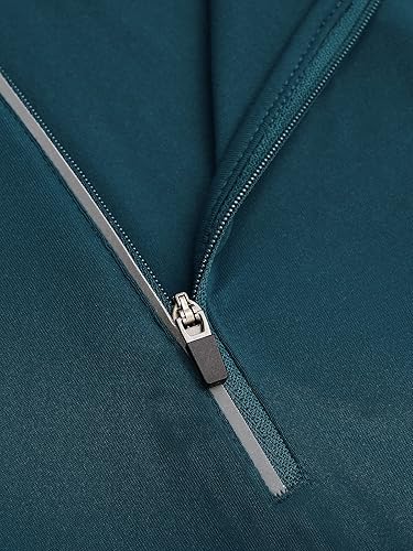 Miniatura 5 de marami Camisetas polo para hombre manga larga ajuste seco para golf pesca entrenamiento casual cuello