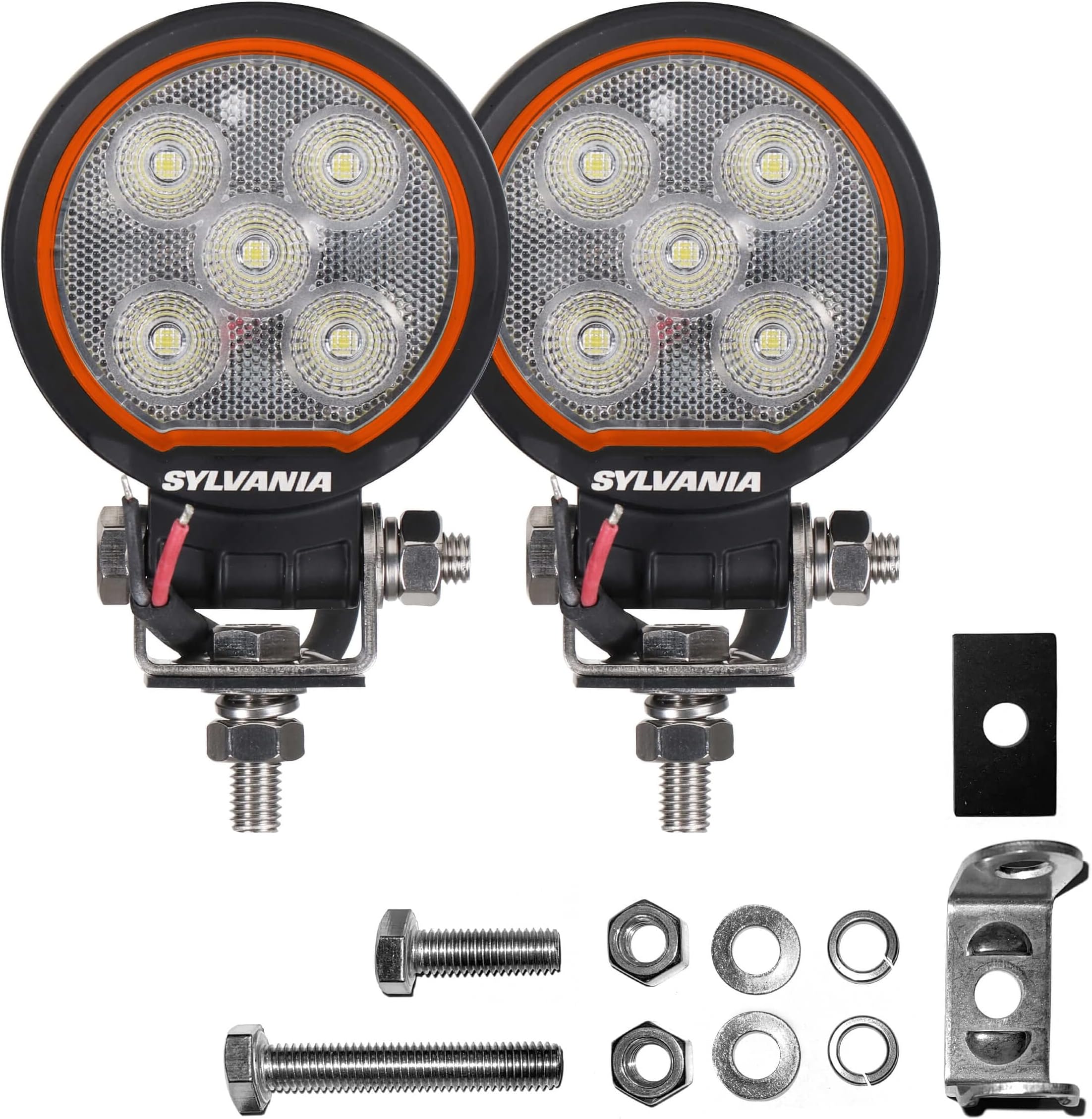 SYLVANIA Rugged 3 Inch Round LED Light Pods Lifetime