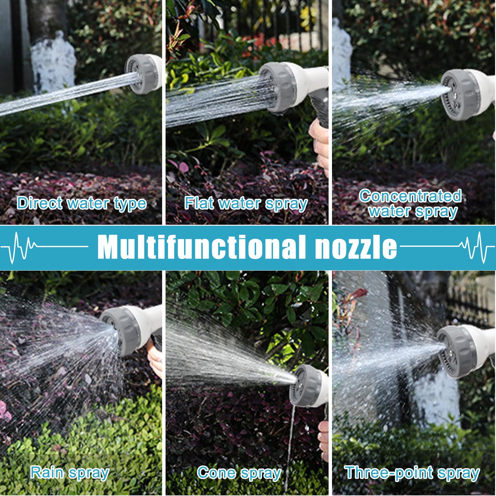 Bomba de agua compatible con batería Makita de 18 V, bomba de transferencia de batería, bomba de agua autocebante portátil, bomba de riego con tubo de salida de agua de 10 m, tubo de entrada de agua