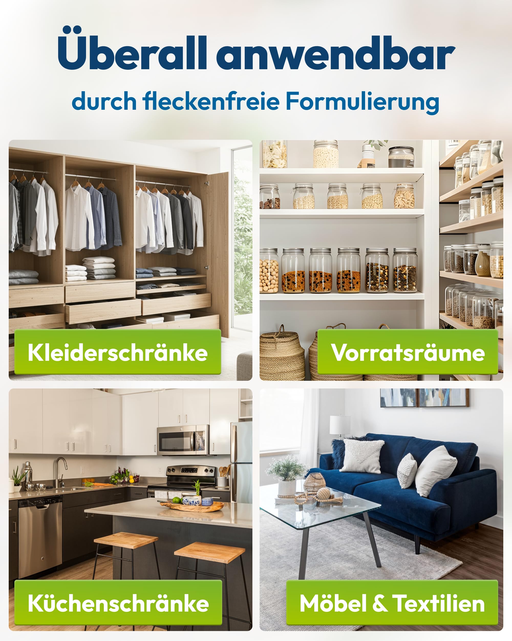 Gerobug Motten-Spray 500 ml - Motten schnell & effektiv loswerden mit Langzeitwirkung - Mottenmittel für Lebensmittelmotten & Kleidermotten - Motten bekämpfen Alternative