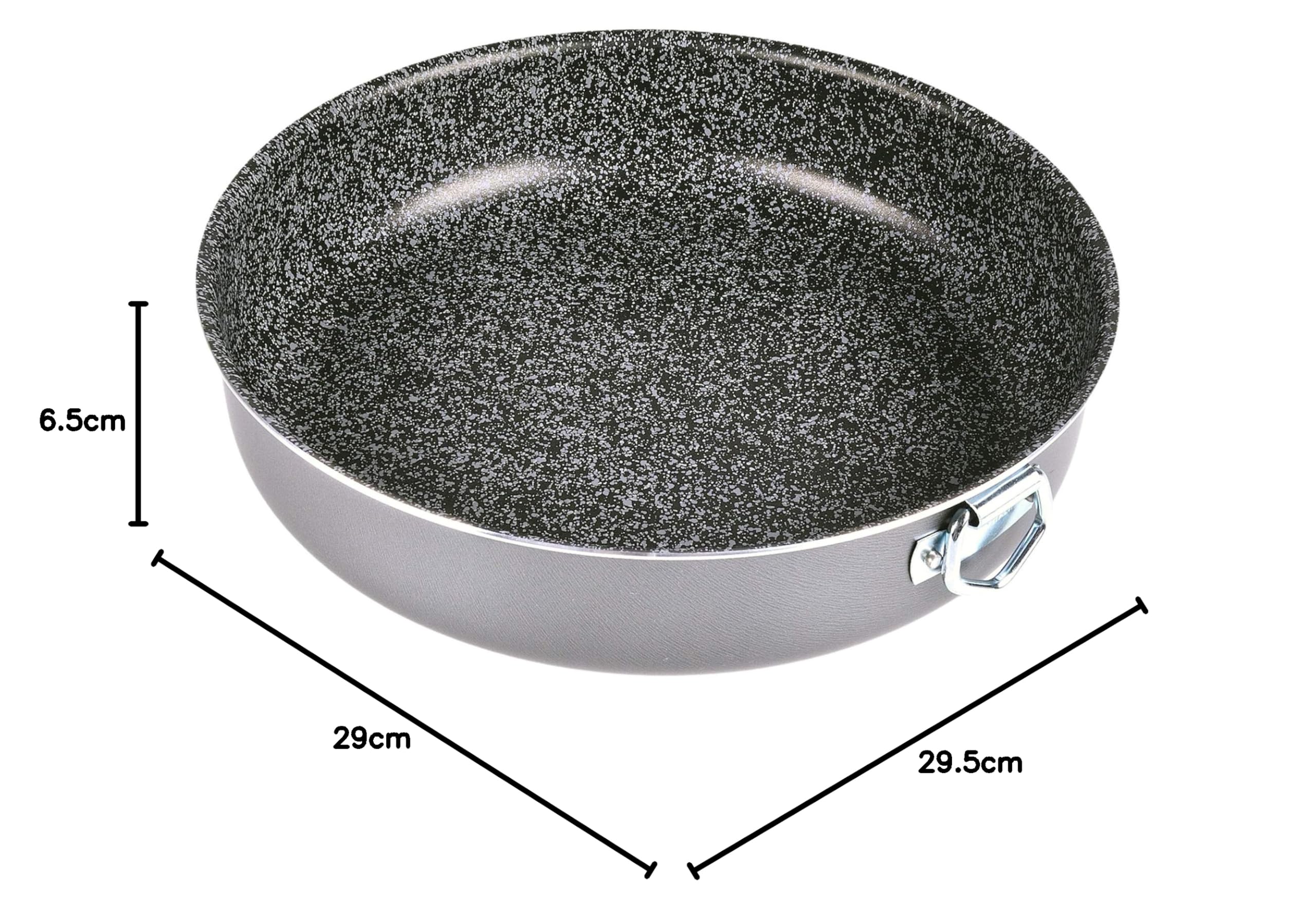 alluflon Tradizione Italia Tortiera, Alluminio, Nero, 28 cm