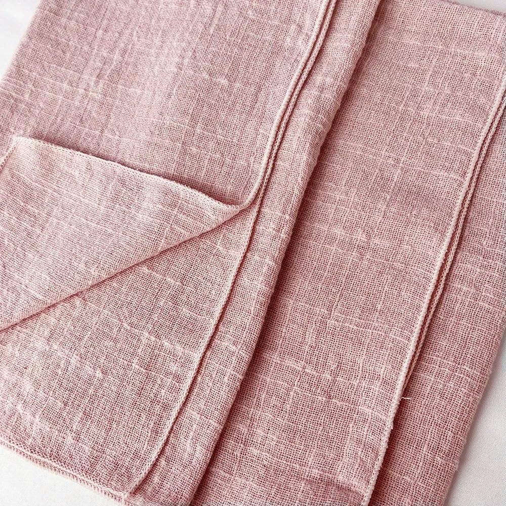 100 szt. bawełniane serwetki gaza 30 x 30 cm dekoracja ślubna do codziennego użytku kolacja ręcznik herbata impreza szałwia zielone serwetki dekoracja stołu