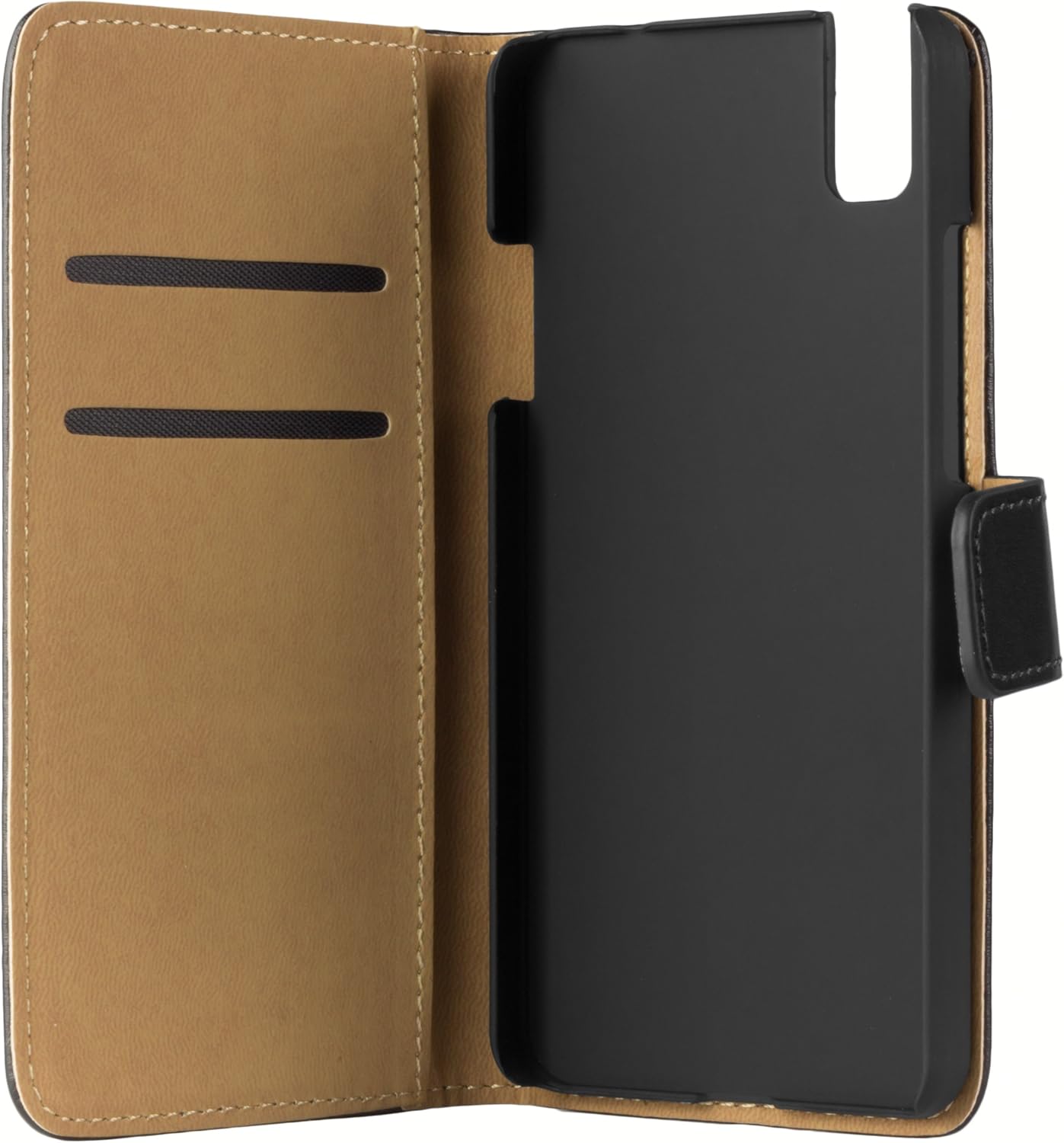 mumbi Book-Style Case Compatible with Huawei ShotX Black