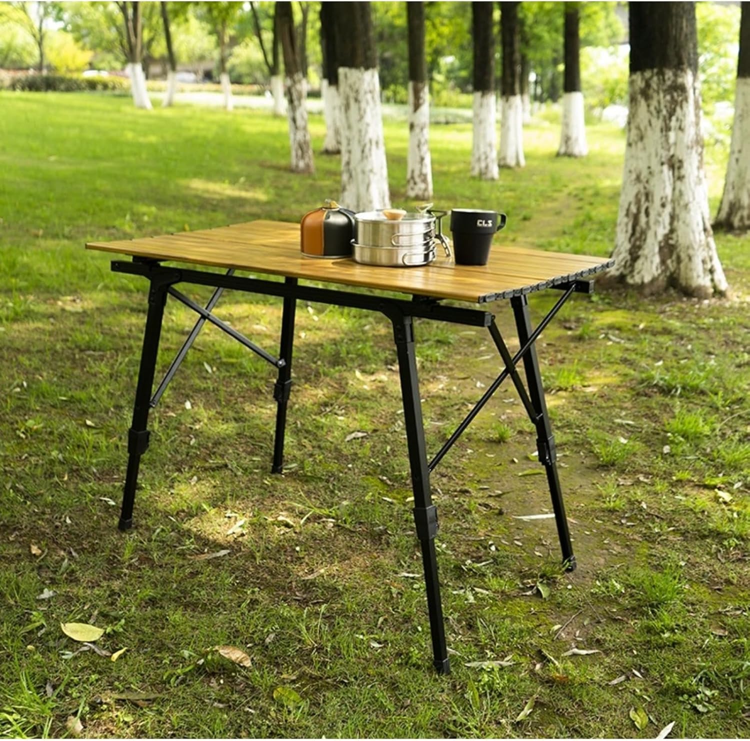 captain stag アルバーロ ラウンド ローテーブル 65 UC-503