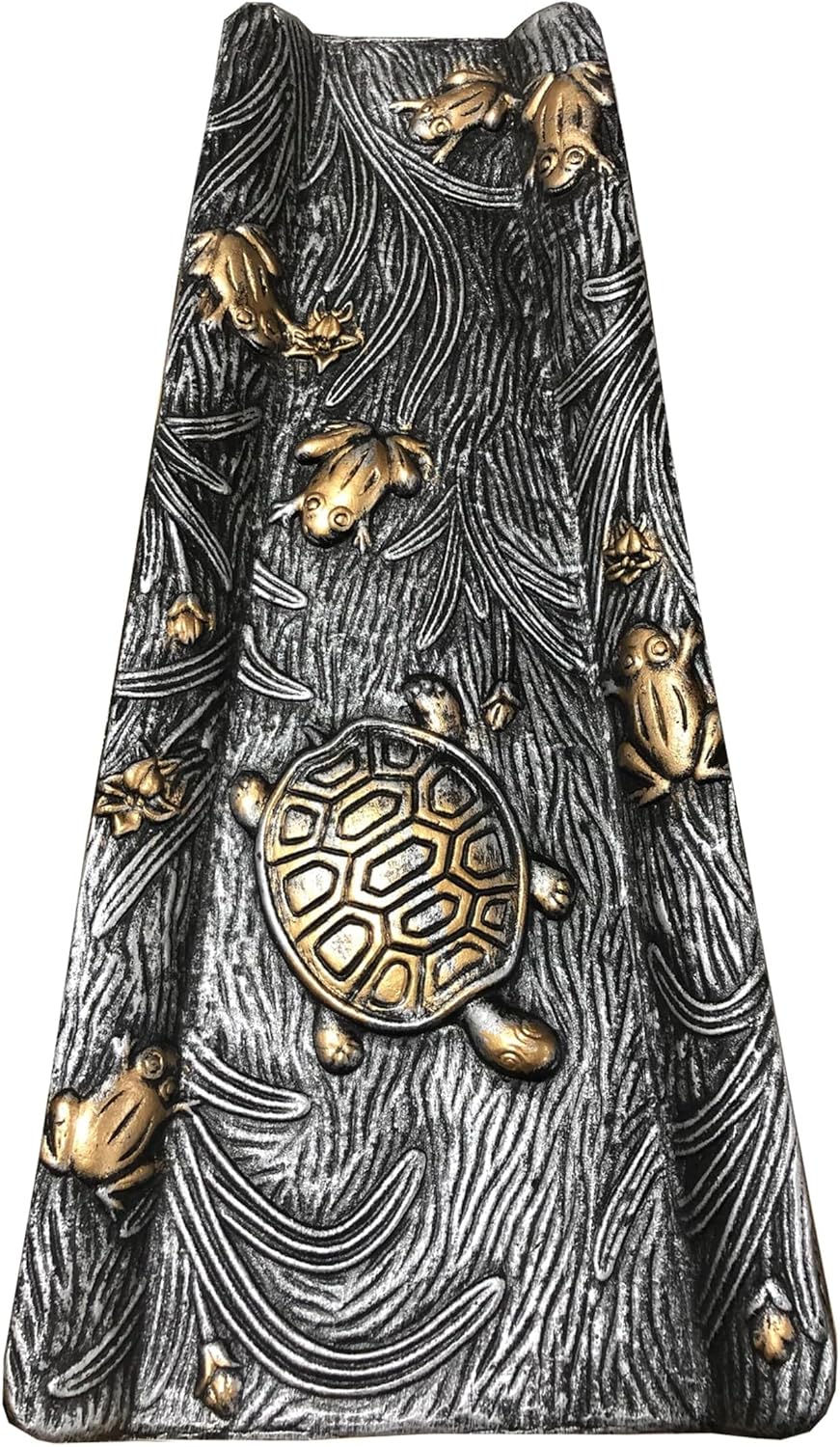 Oakland Living Corporation Premium Splash Block - Cast Aluminum Pewter