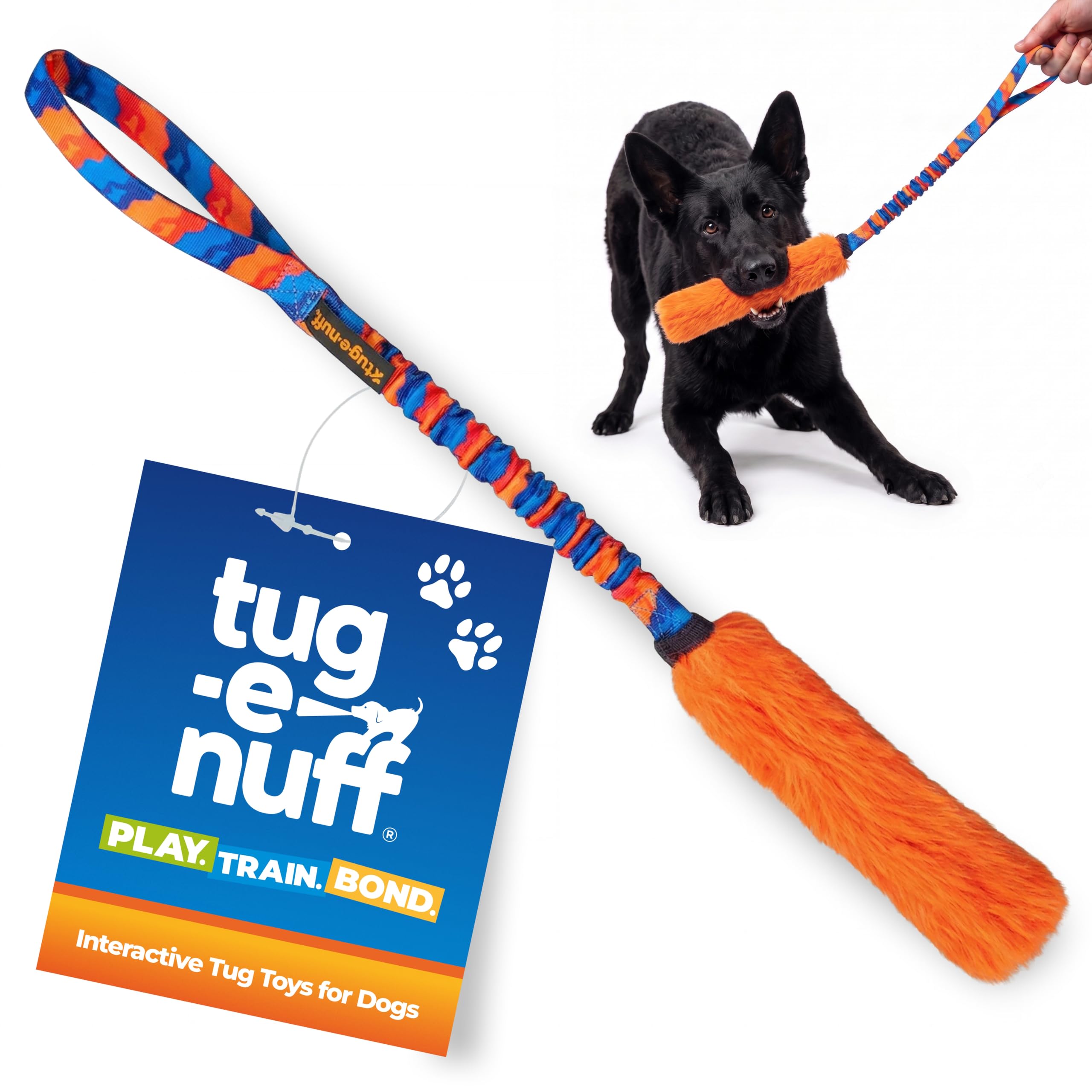 Tug-E-Nuff Dog Gear - Bright Fauxtastic | Tug Chien | Boudin Mordant Chien