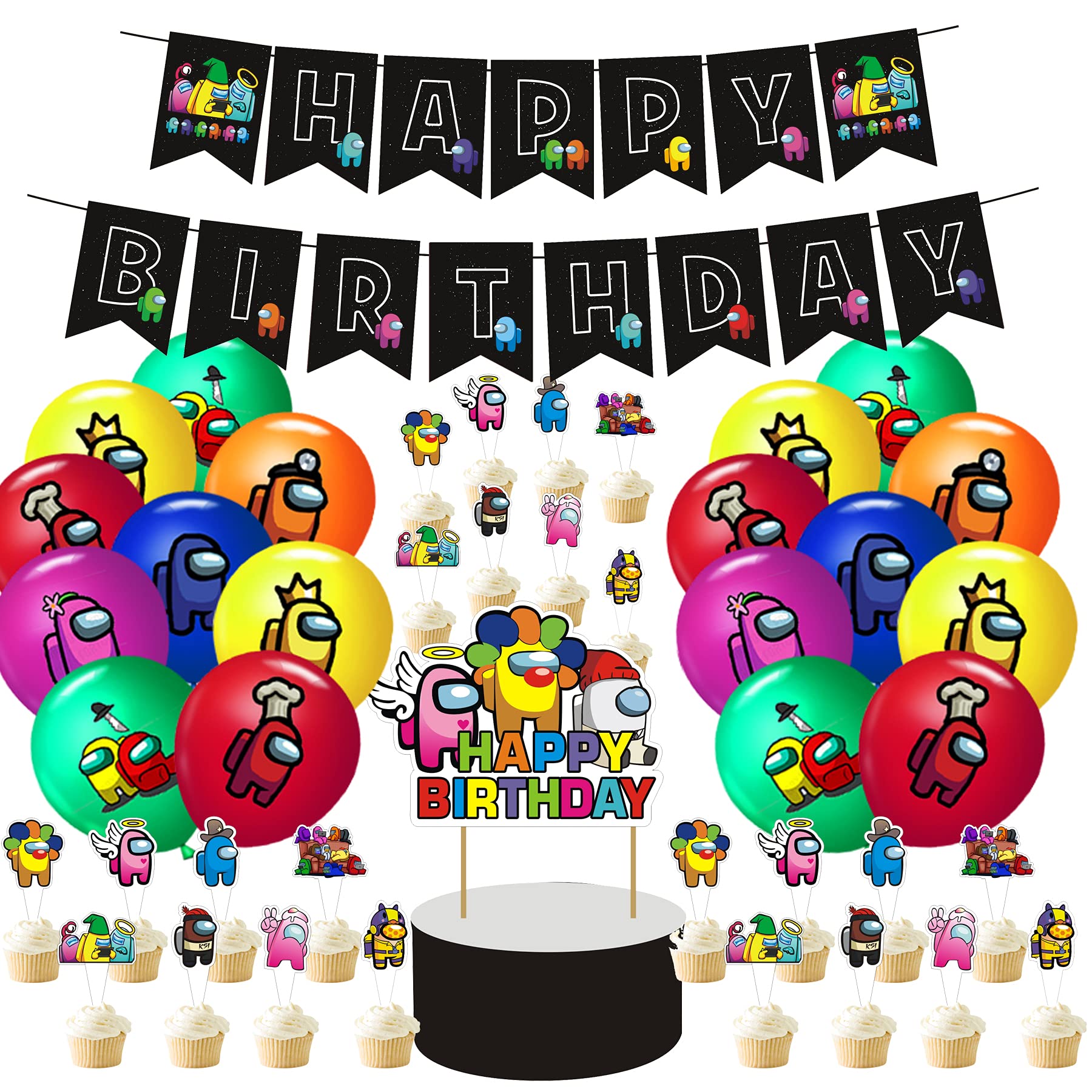 Among Us Birthday Decorations
