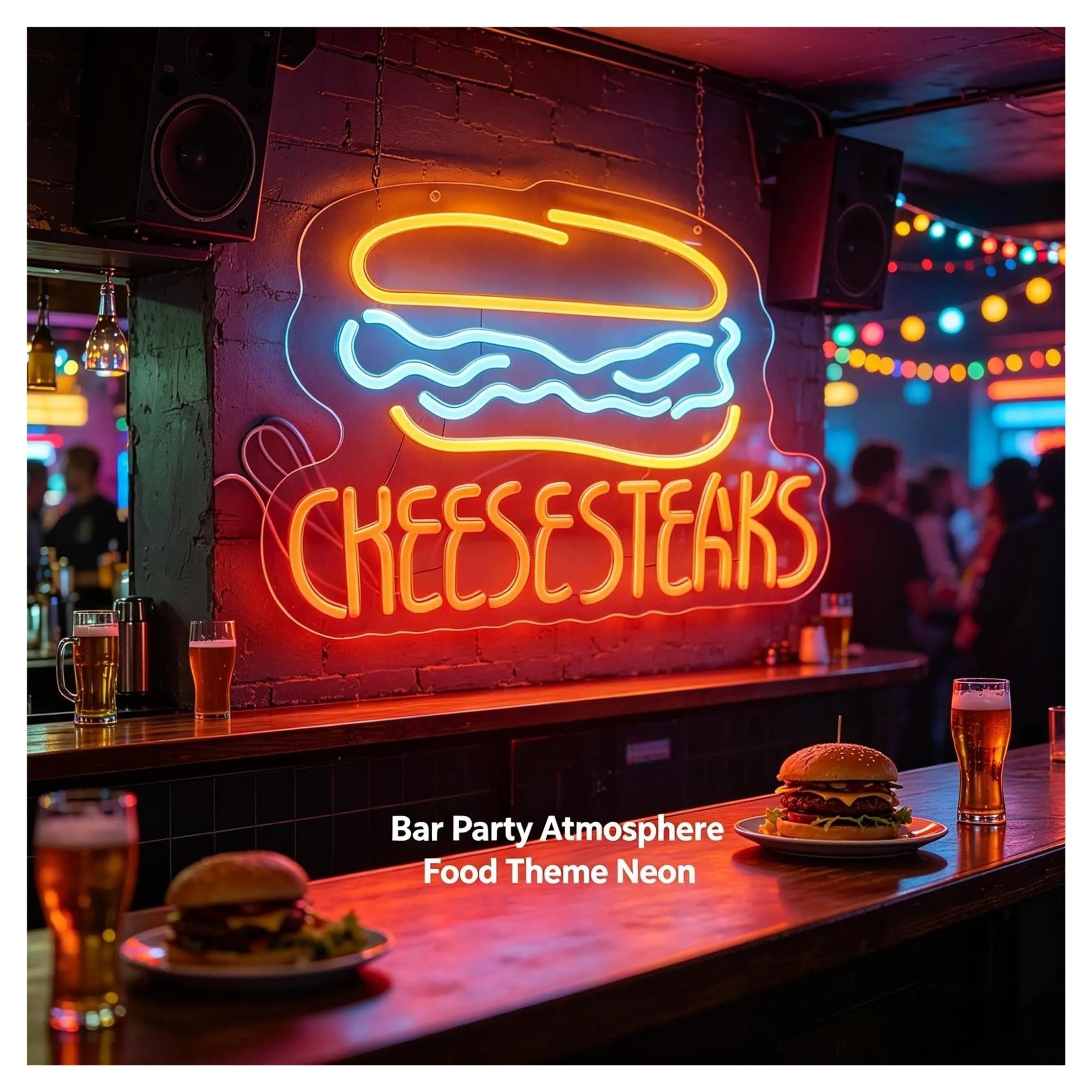 Insegna al Neon Insegna Al Neon Di Cheesesteaks