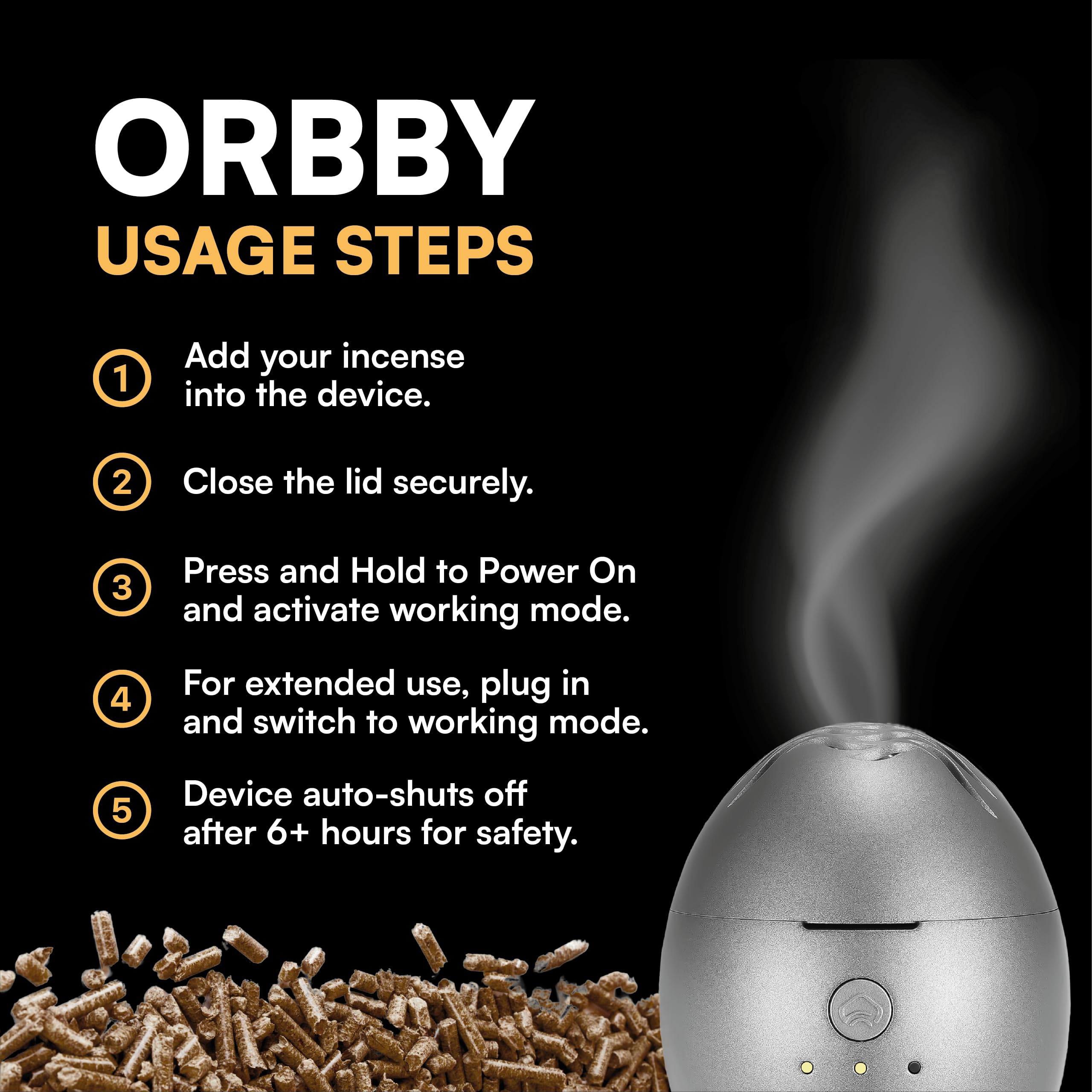 Diffusore per aromaterapia ricaricabile in acciaio inox, temperatura regolabile, legno di agar naturale, decorazione per la casa, bagno, stanza, deodorante per ambienti, batteria da 1700 mAh,