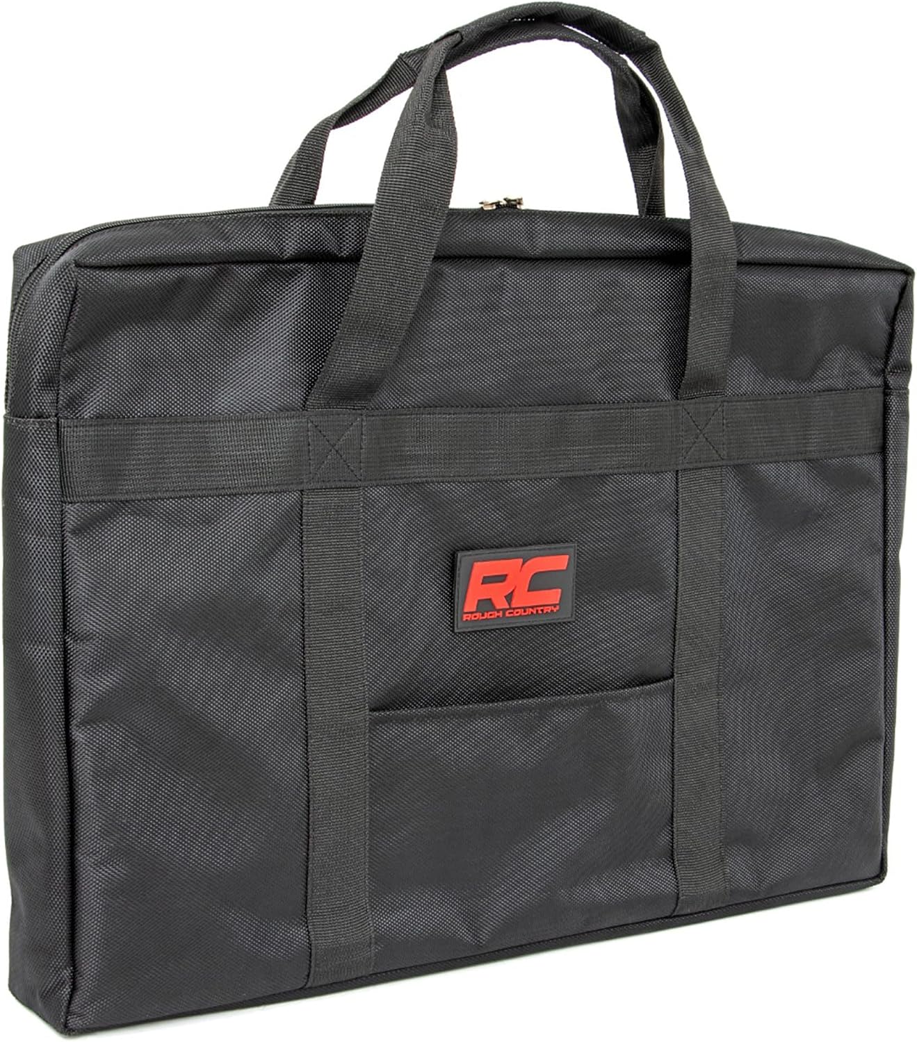 Rough Country Overland Collapsible Fire Pit Carry Bag - Durable Replacement Storage & Travel Case for Rough Country Portable Fire Pit with Front Accessory Pocket