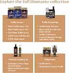 Diamante Italy White Truffle Extra Virgin Olive Oil - White Truffle (Tuber magnatum Pico) Gourmet Oil for Dressing, Seasoning, Marinade & Drizzle - Non GMO & Product from Italy - 250ml