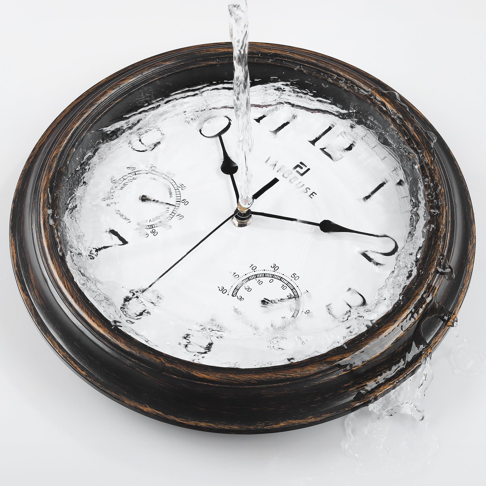 orologio impermeabile orologio da esterno grande EYotto Grande Orologio Da Giardino Impermeabile Da 33 Cm, Orologio