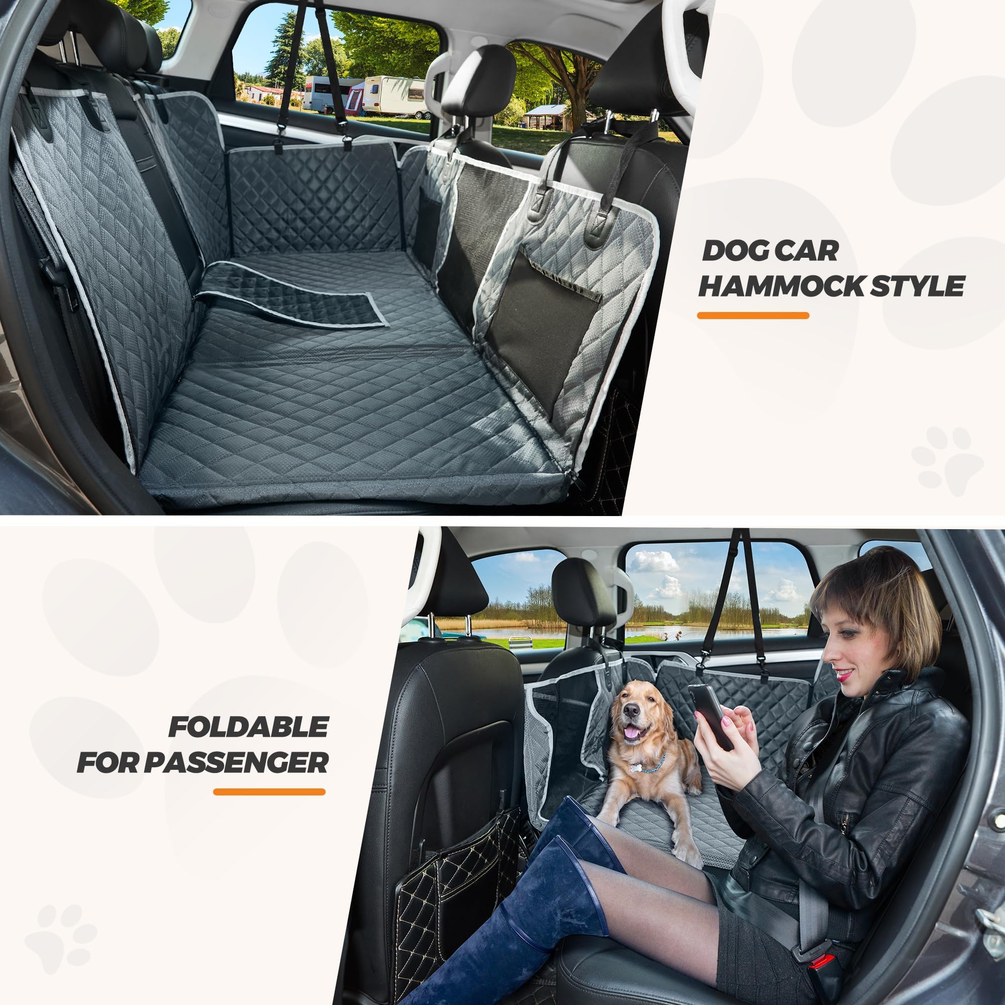 Housse de Siège Auto pour Chien pour Jeep Compass
