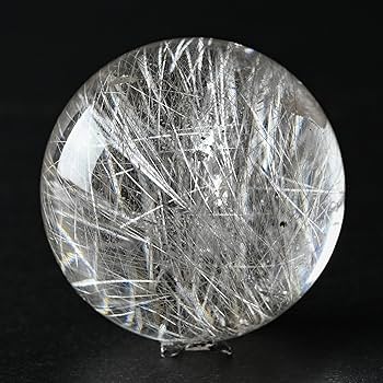 Amazon.co.jp: 【英雅堂】シルバールチル 丸玉 ルチルクォーツ 大きさ