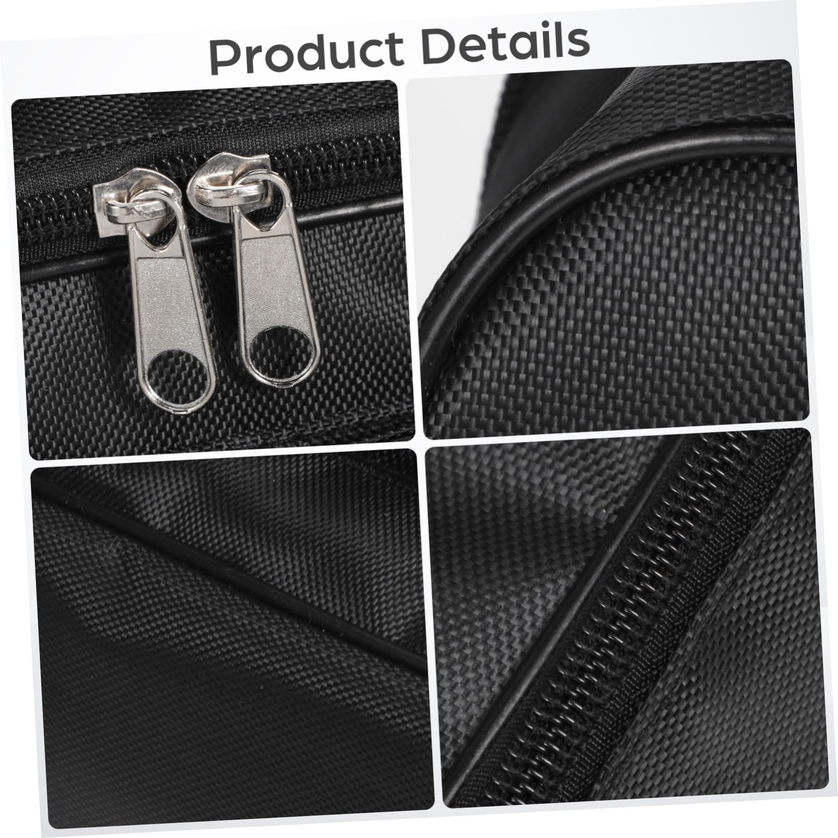 Effektboard Tragetasche aus Strapazierfähigem Nylon mit Reißverschluss Pedalboard Aufbewahrungstasche für Gitarren Effektpedale Schwarz Komfortabler Griff für Musiker und